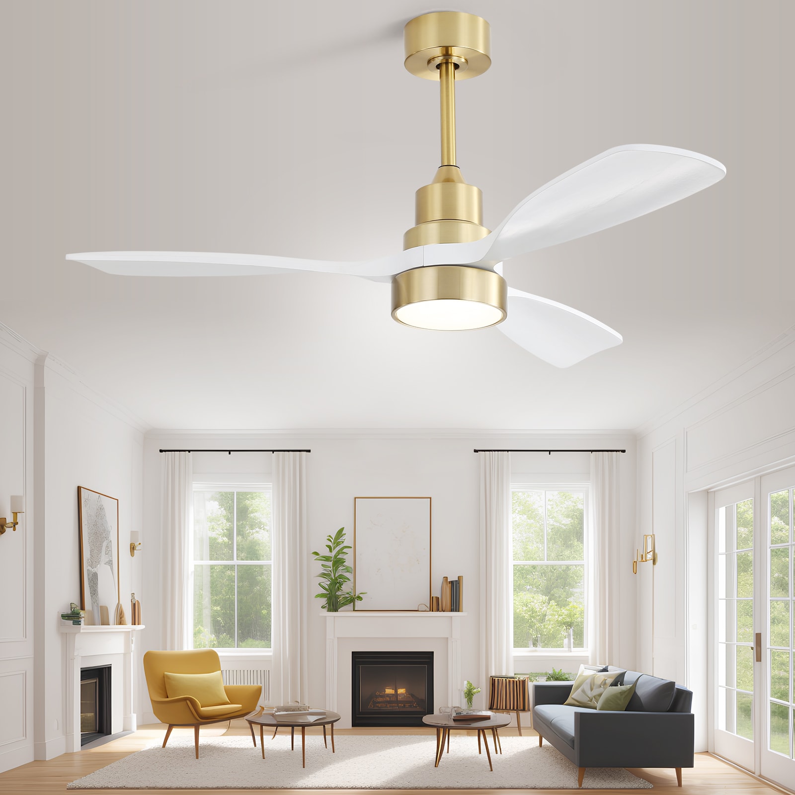 Sofucor LS-48K006-BG-WH-50 Ceiling-Fans - View #9