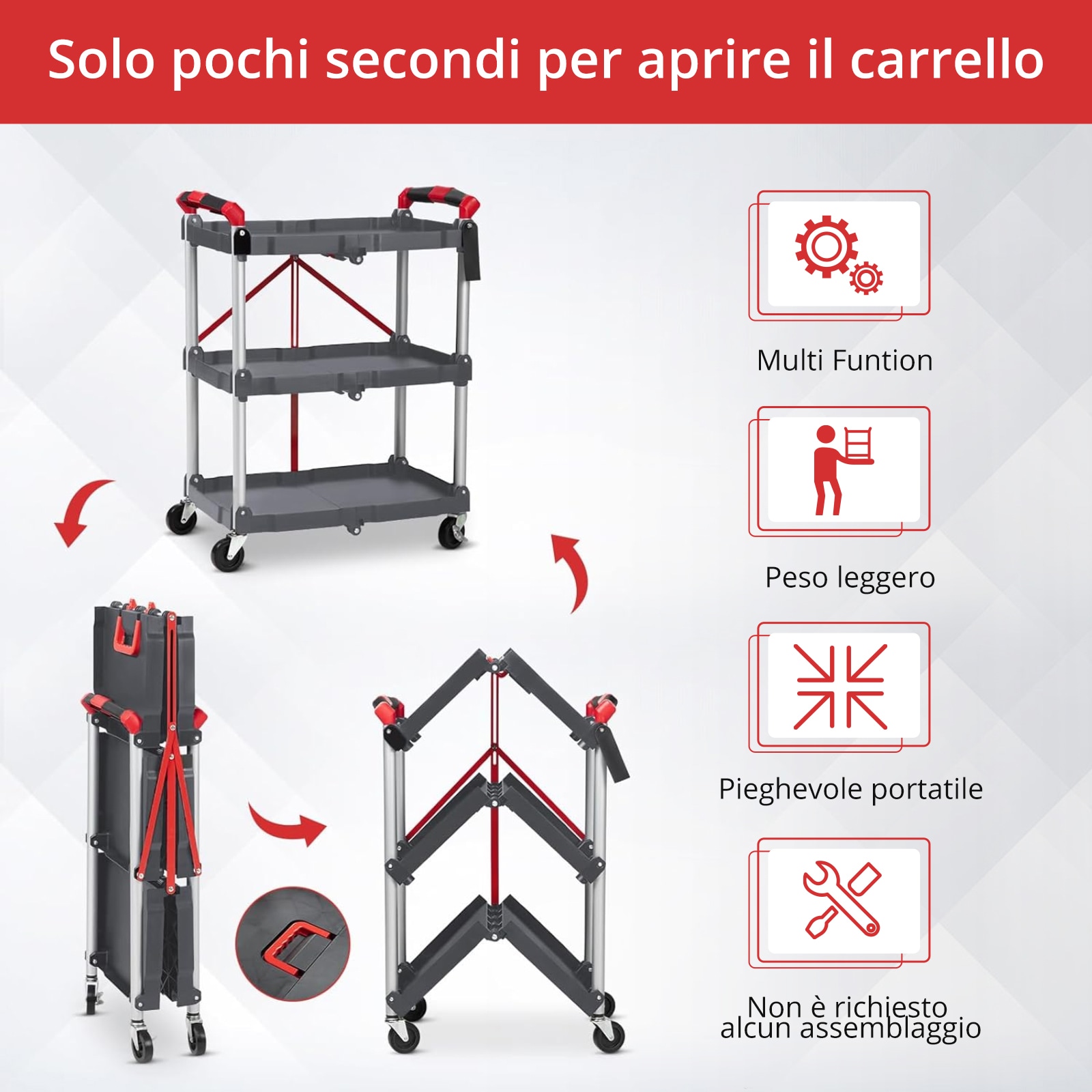 Garvee T7Z8PEJE463 Utility-Carts - View #7