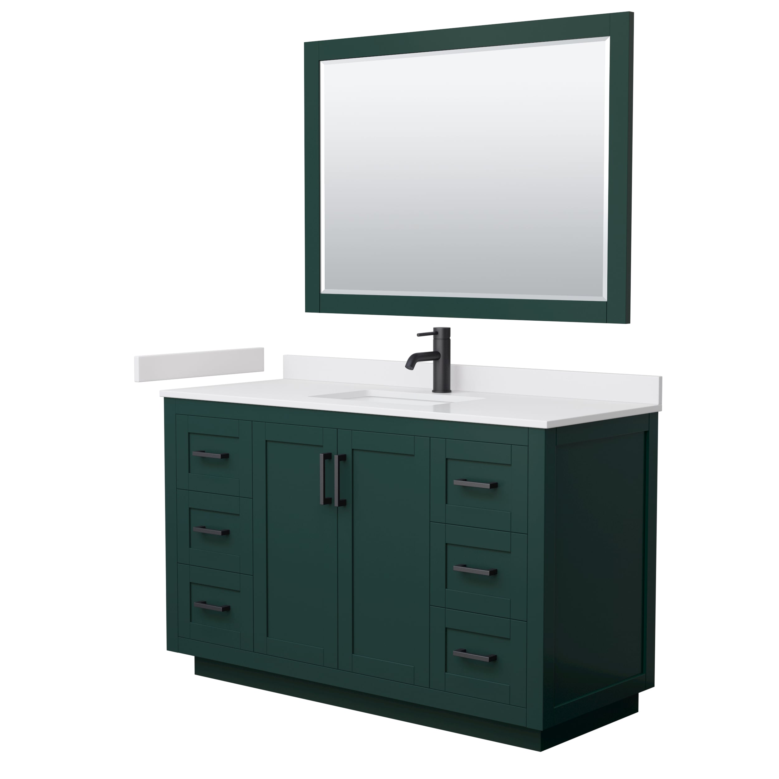 Wyndham Collection WCF292954SGKWCUNSM46 Bath-Vanity-Combo - View #2