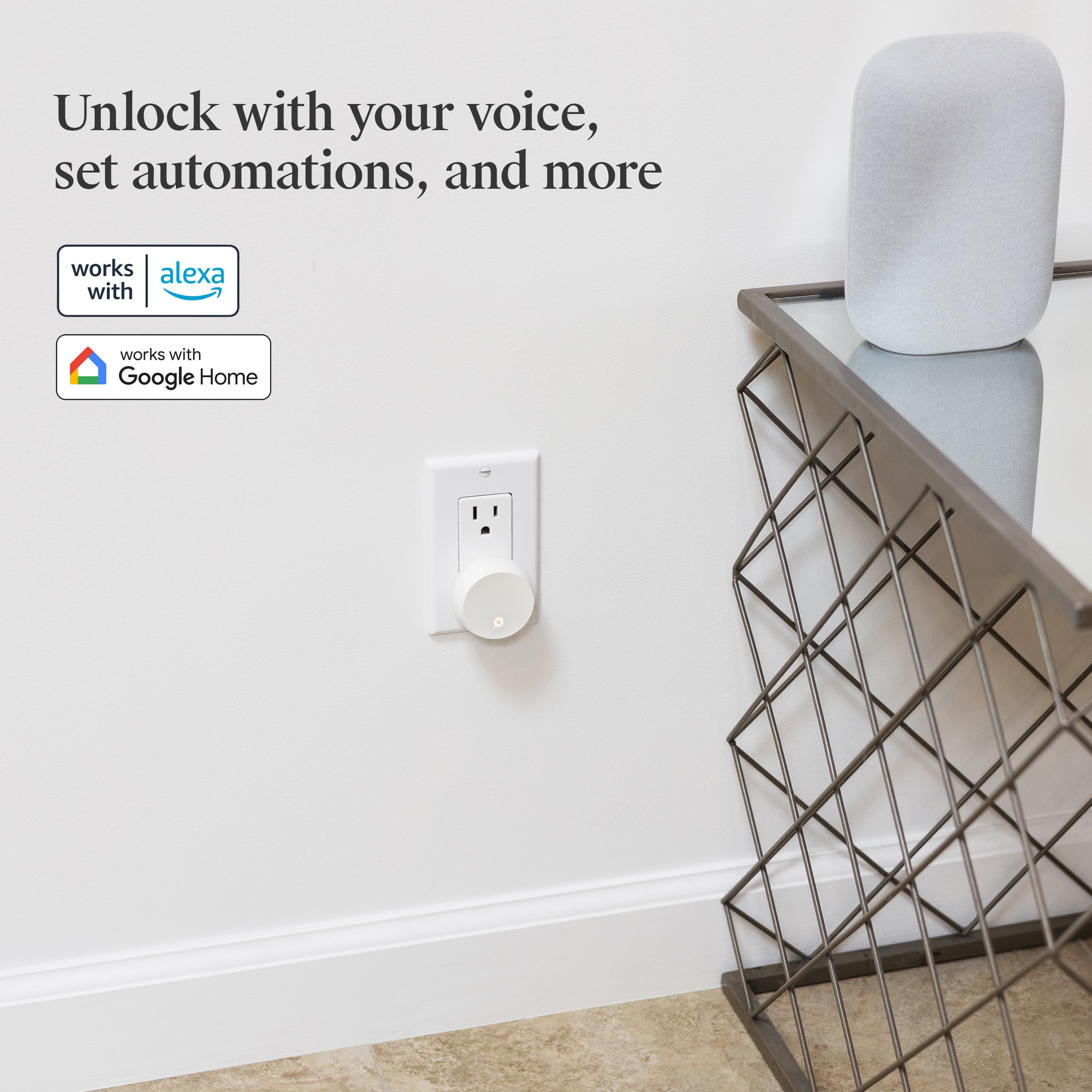 GE CYNC Outdoor Smart Plug, Bluetooth and Wi-Fi Outlet Socket, Works with  Alexa and Google Home, Weather Resistant Plug, Voice Control Outlet (1  Pack) - Ezlo Smart Home Shop