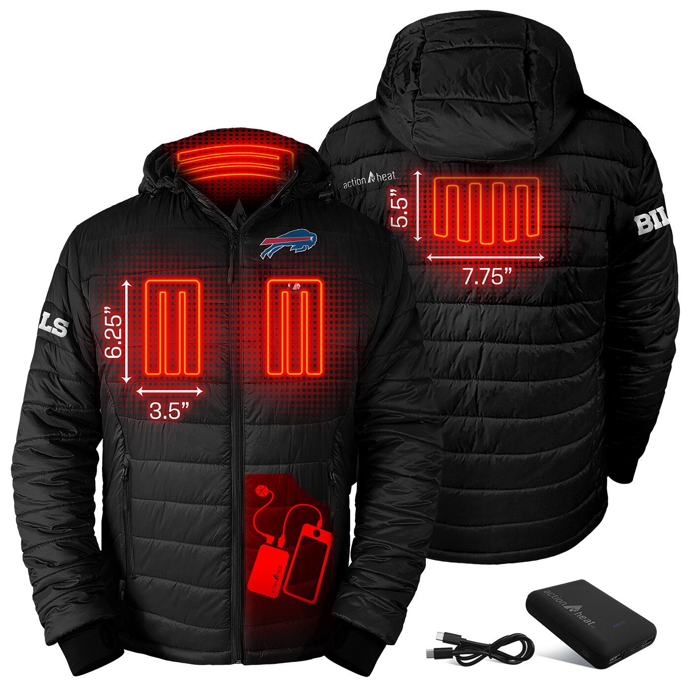 ActionHeat AHBUF5PJ-MBS Jackets-Coats - View #6