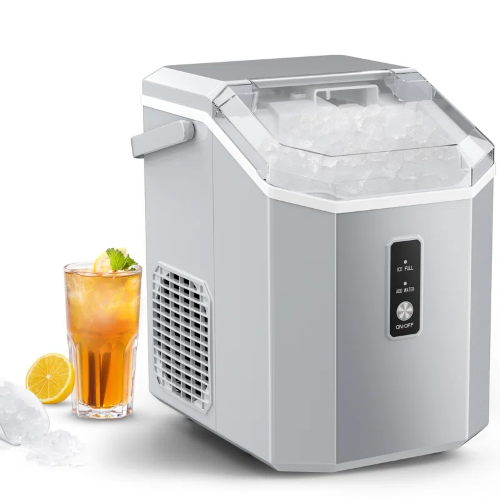 COWSAR LSIM-Z5815NAG 33-lb Ice Per day Nugget/Pebble Ice Maker ( Grey )