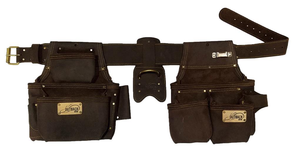 OX Tools Leather Tool Holder 2 Pouches, Hammer Holder, and Belt in the ...