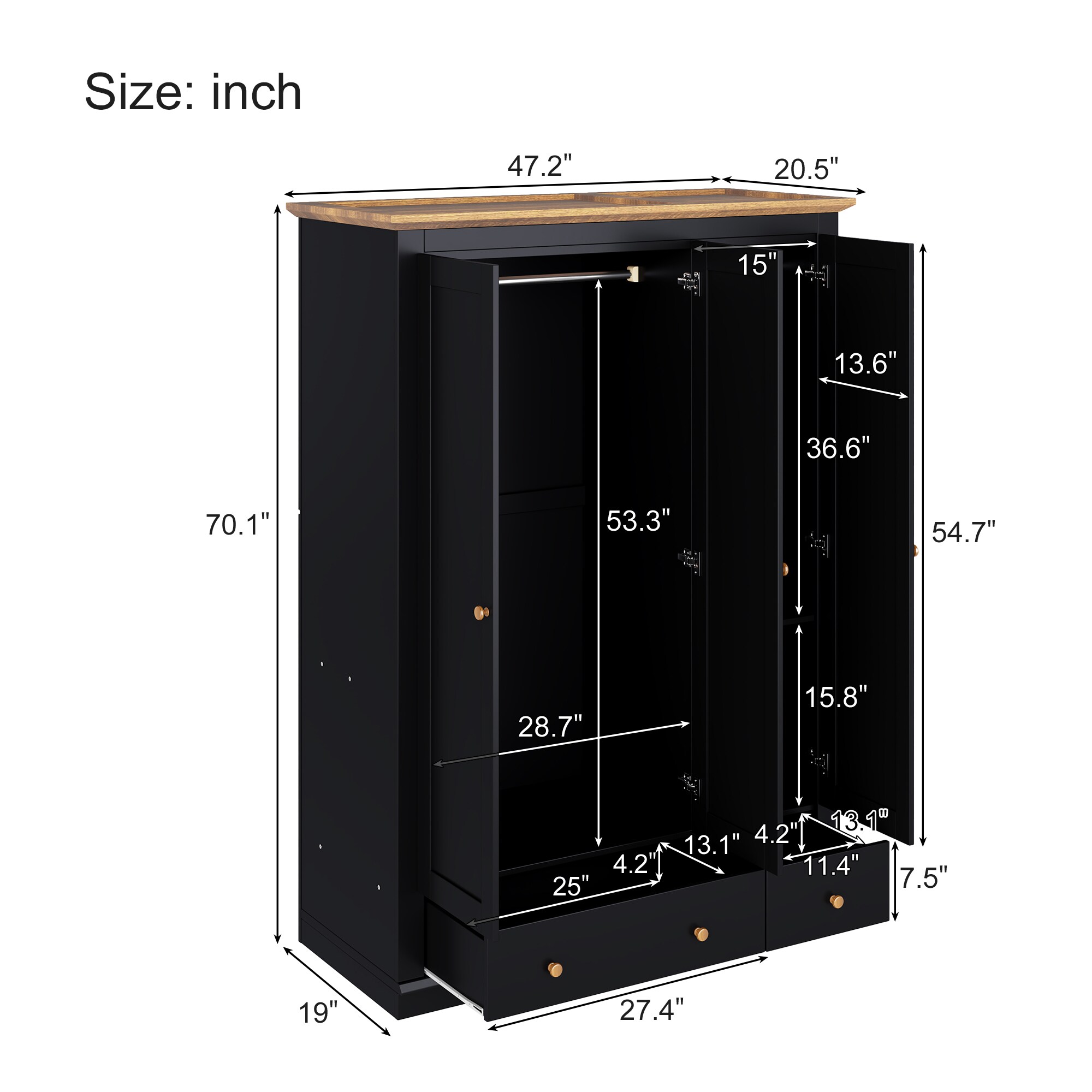 ModernLuxe BS701P249170B dressers - View #4