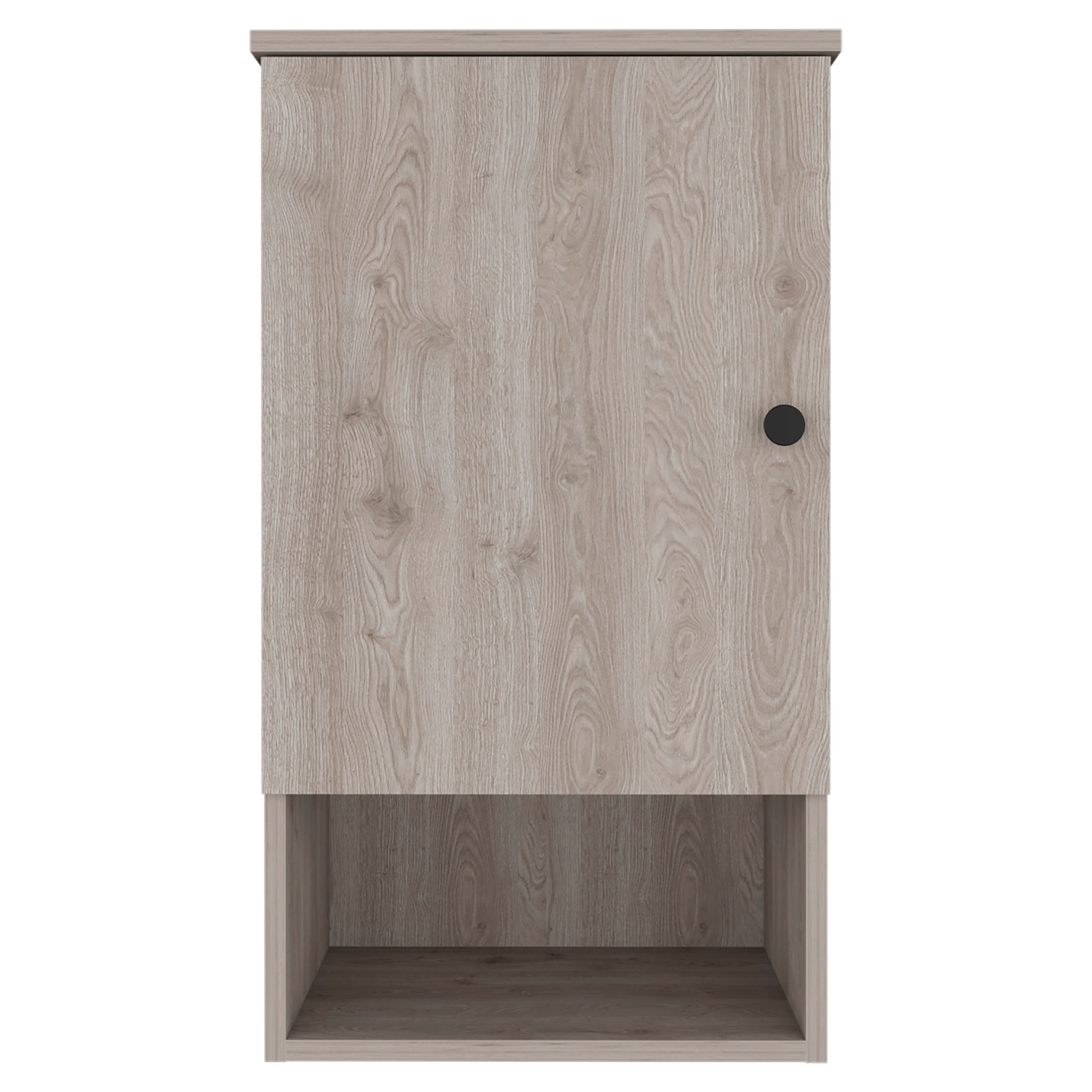 LIVACA - 29 inch x 16 inch x 14 inch Light Grey Particle Board Medicine Cabinet with Soft Close Door