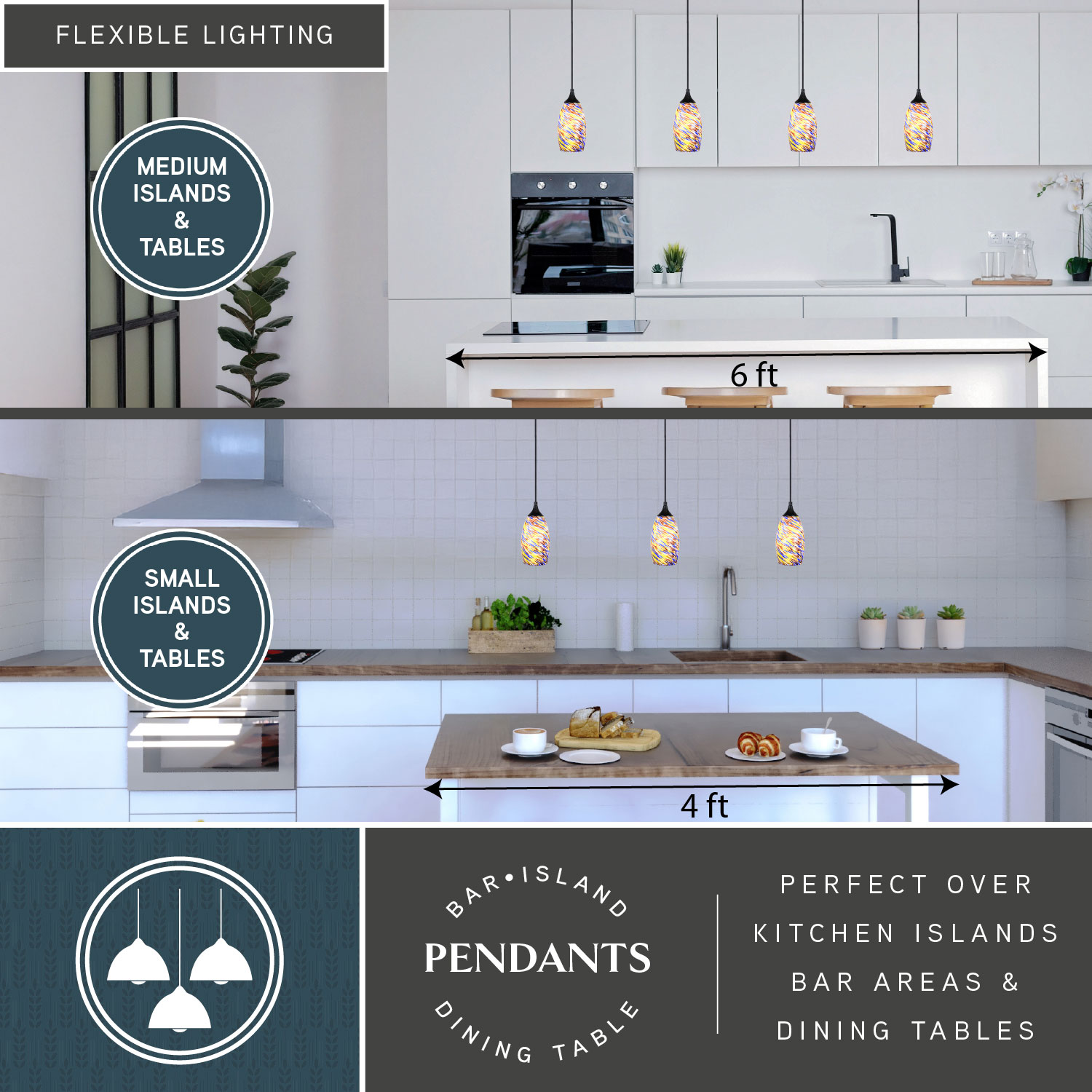 Cascadia P0386 Pendant-Lights - View #2