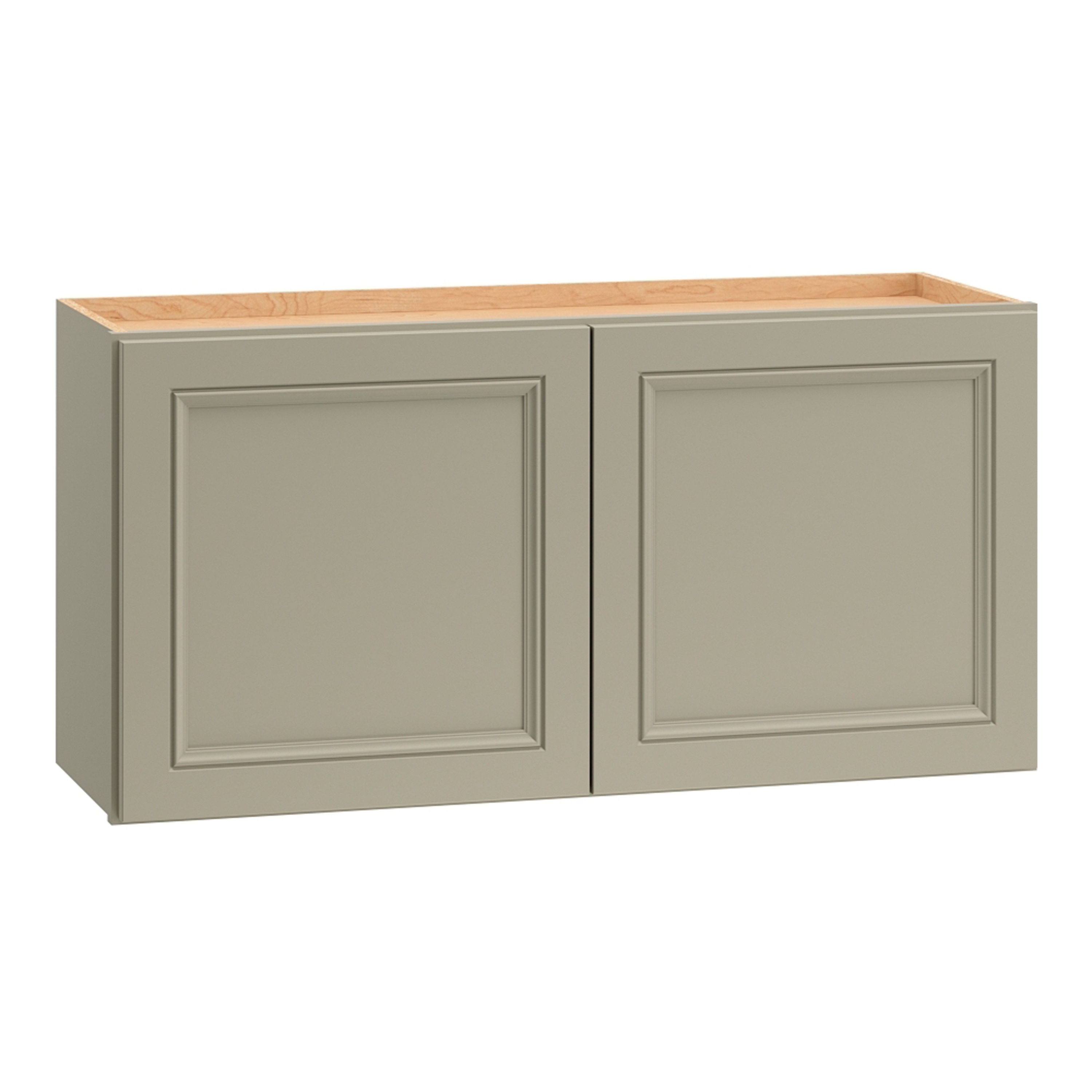 Diamond NOW G15 W3618B Wintucket 36-in W x 18-in H x 12-in D Cloud Gray Wall Fully assembled Cabinet (Recessed Panel Square)