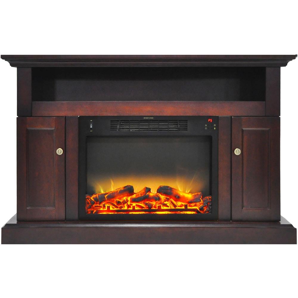 Cambridge 47.5-in W Mahogany Fan-Forced Electric Fireplace CAM5021-2MAHLG2 Uae Electronic uaeelectronic.com