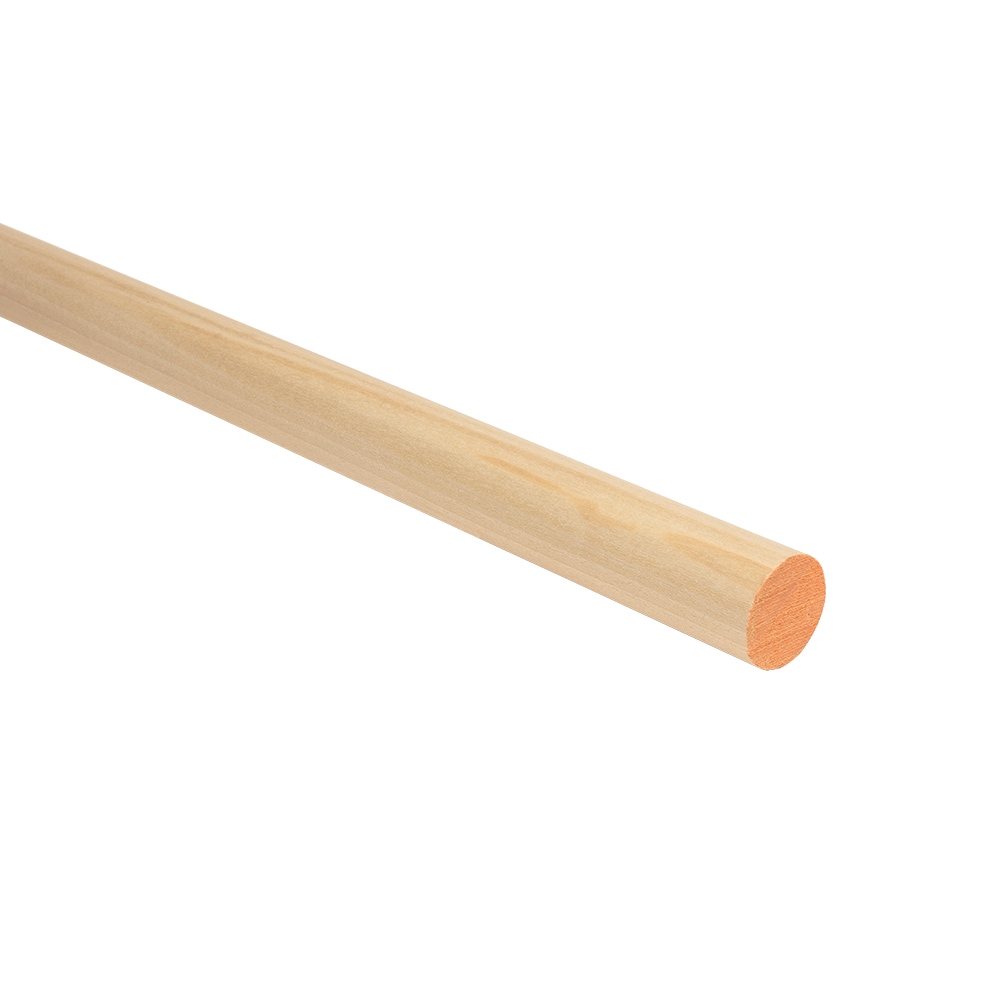 Wooden Dowel Rods 1 inch Thick, Multiple Lengths Available