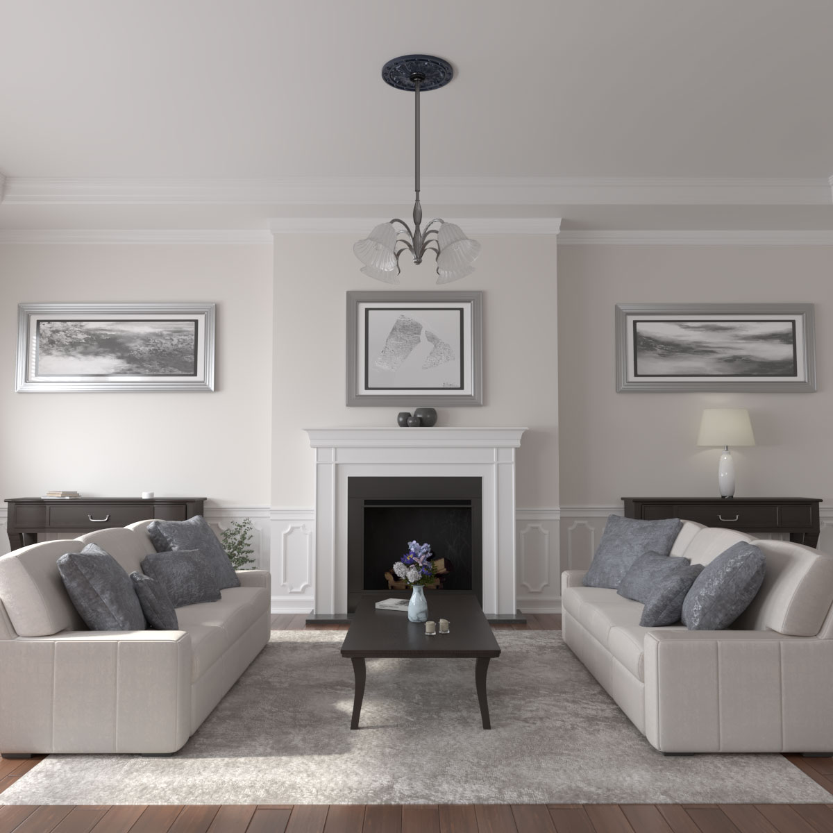 Ekena Millwork CM20FOMDF Ceiling-Medallions - View #4
