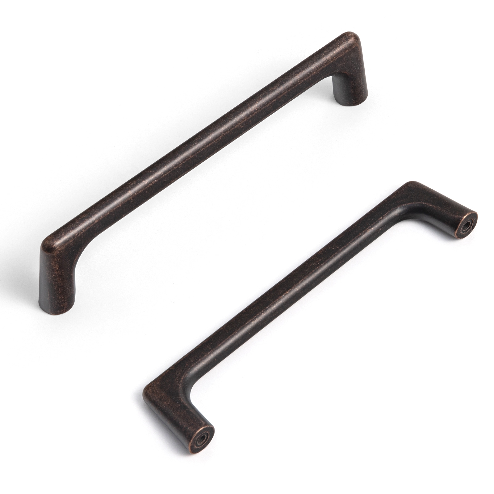 Miaokesen 052AGT-128 5-1/16-in , 128mm Center to Center Antique Brass Novelty Handle For Use on Appliances Drawer Pulls 6 -Pack