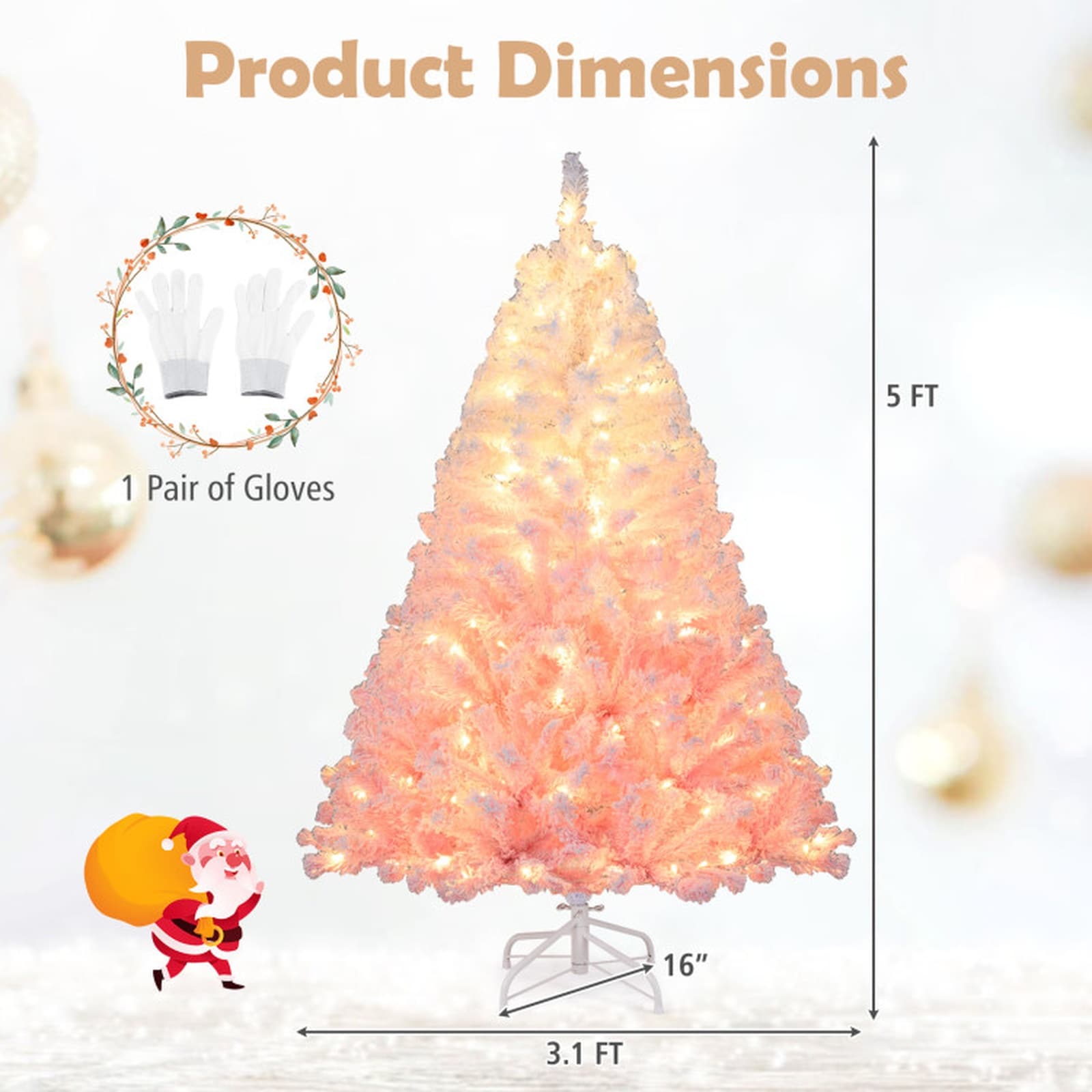 SUGIFT LW047SUGHY641 Artificial-Christmas-Trees - View #3