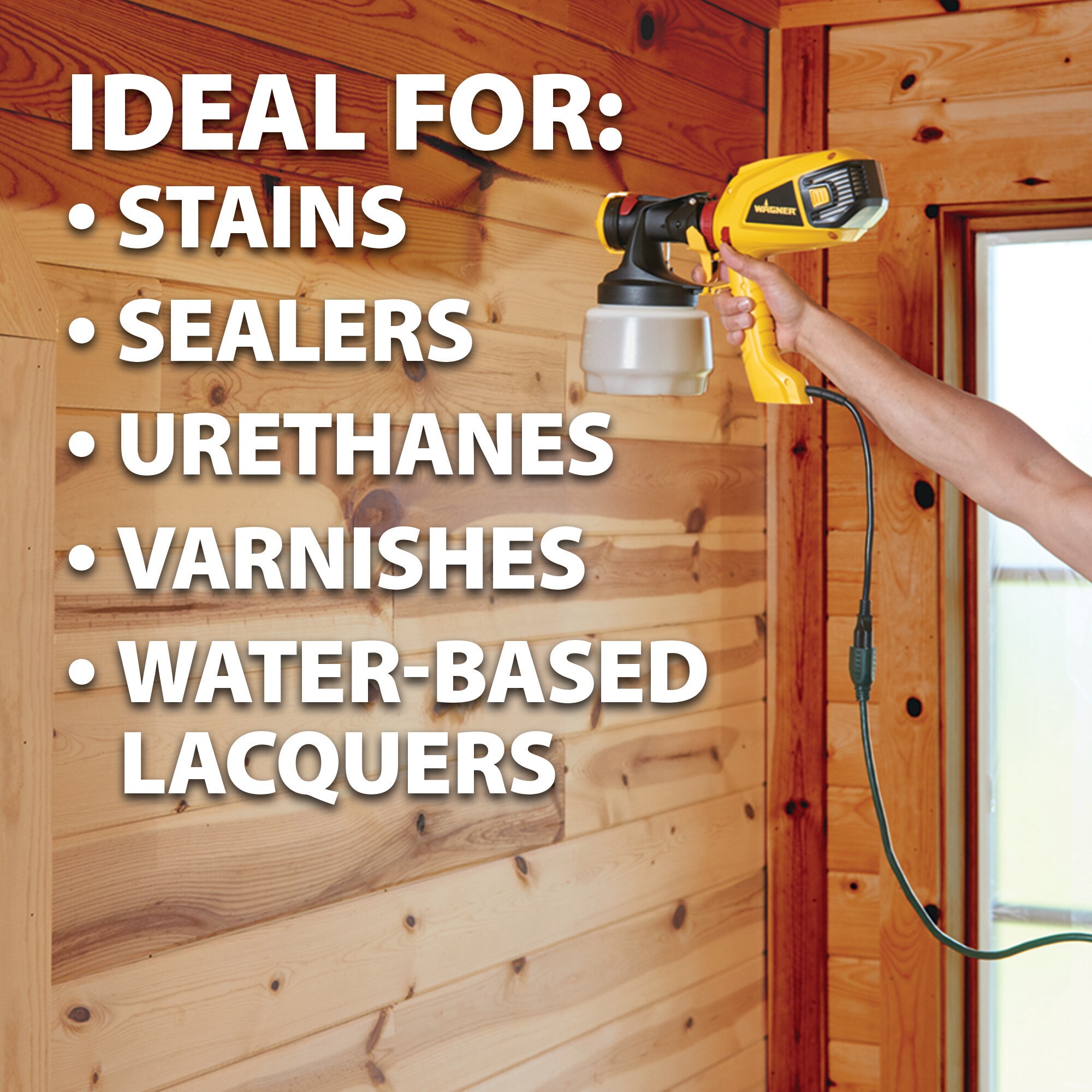 Wagner Control Spray Qx5 Corded Electric Handheld HVLP Paint Sprayer (Compatible with Stains)