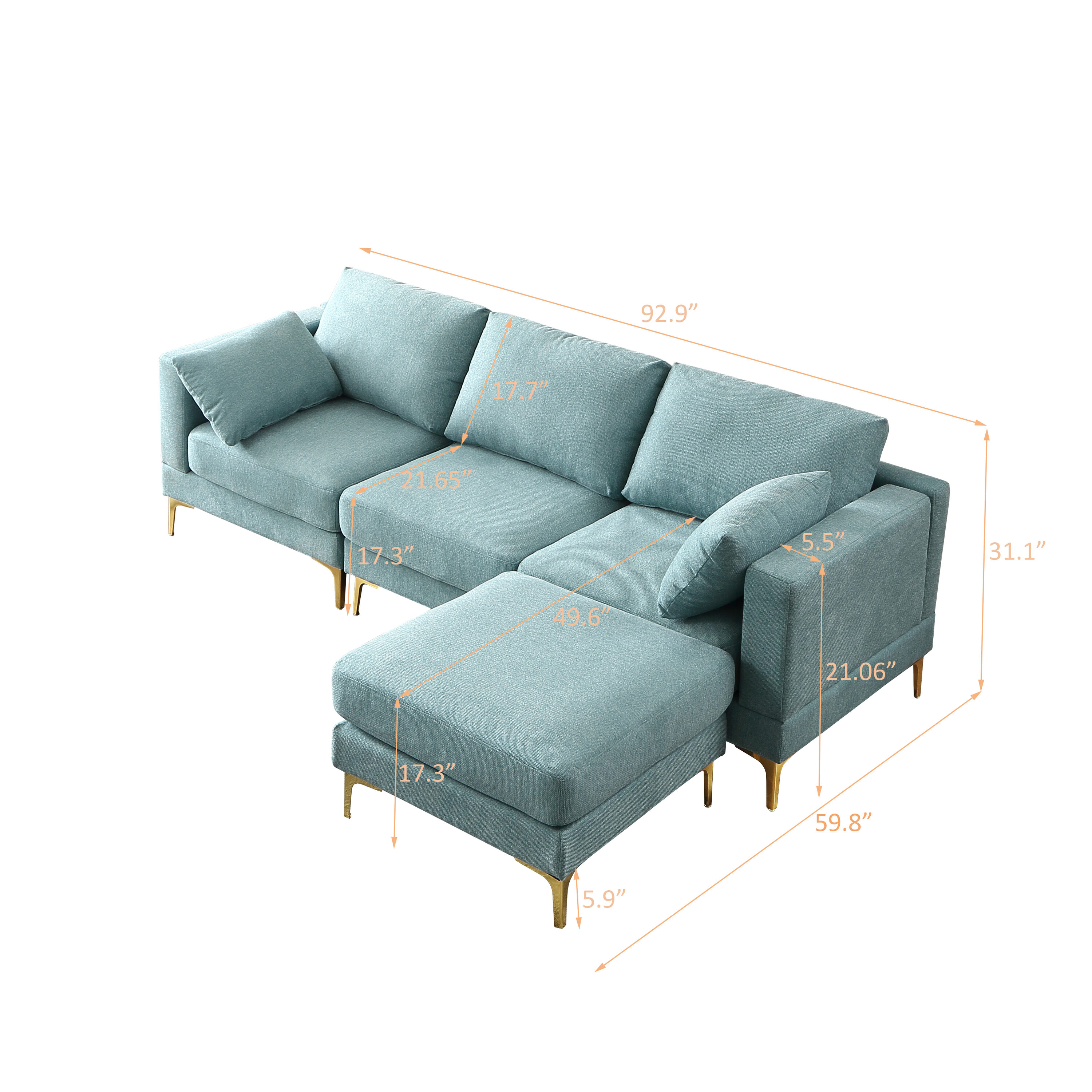 ModernLuxe L-W1097S00082 Sofas-Loveseats - View #8