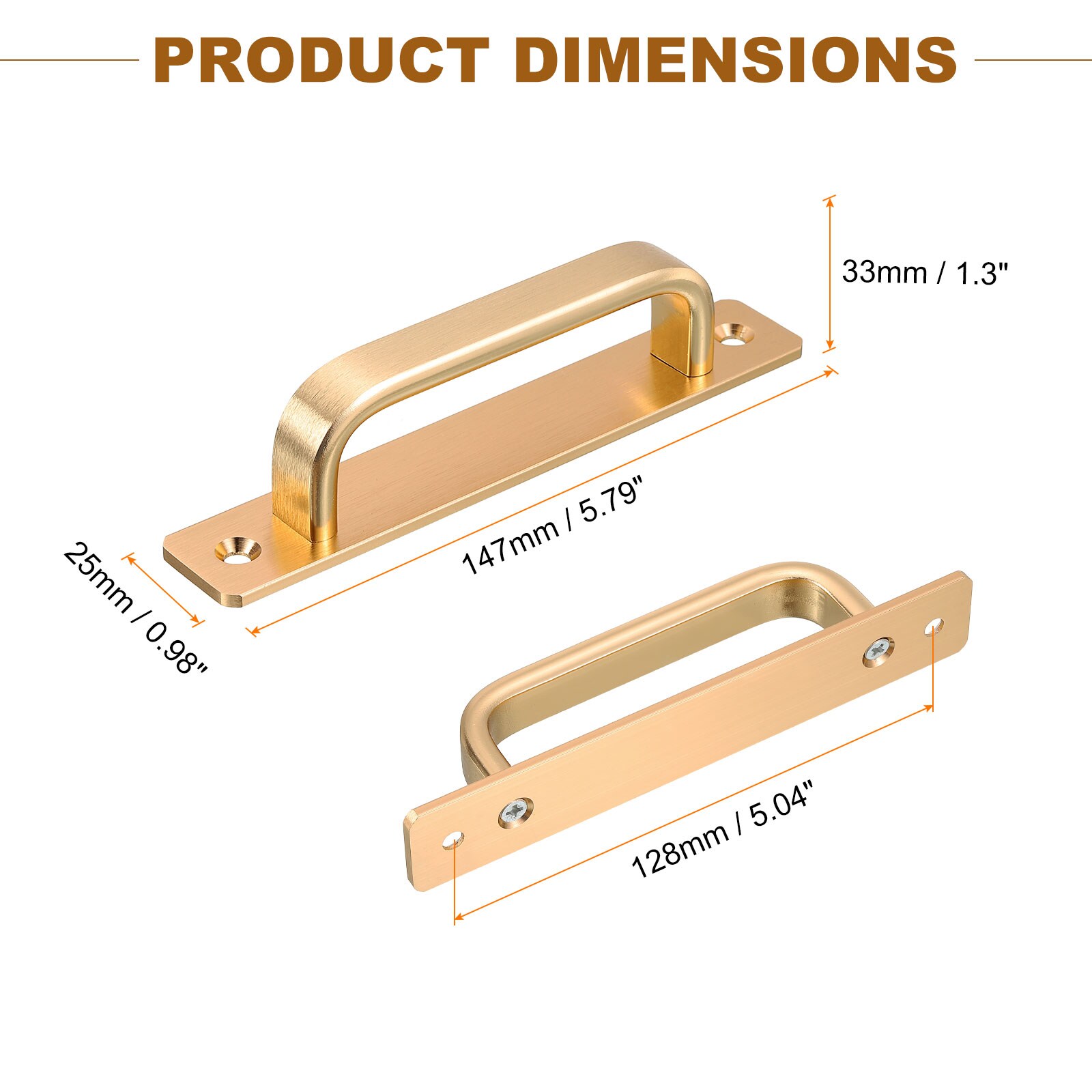 Unique Bargains S25093000UX5761 Cabinet-Pulls - View #2