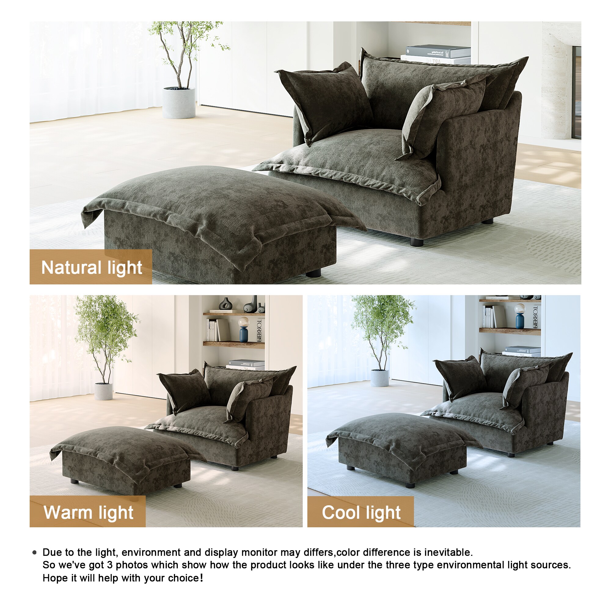 Dreamsidea CS11-GRA-SC-OT Sofas-Loveseats - View #4