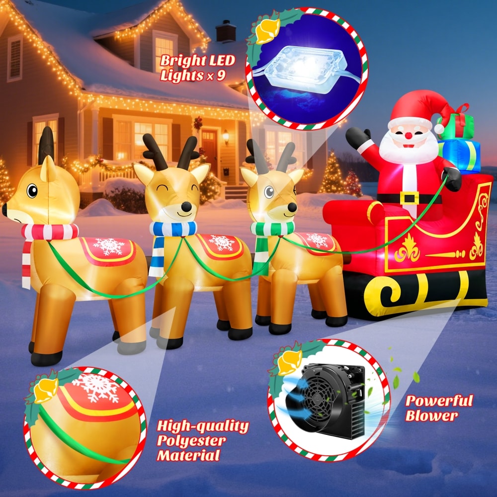 Danxilu C-SLED-008-12F Christmas-Inflatables - View #3