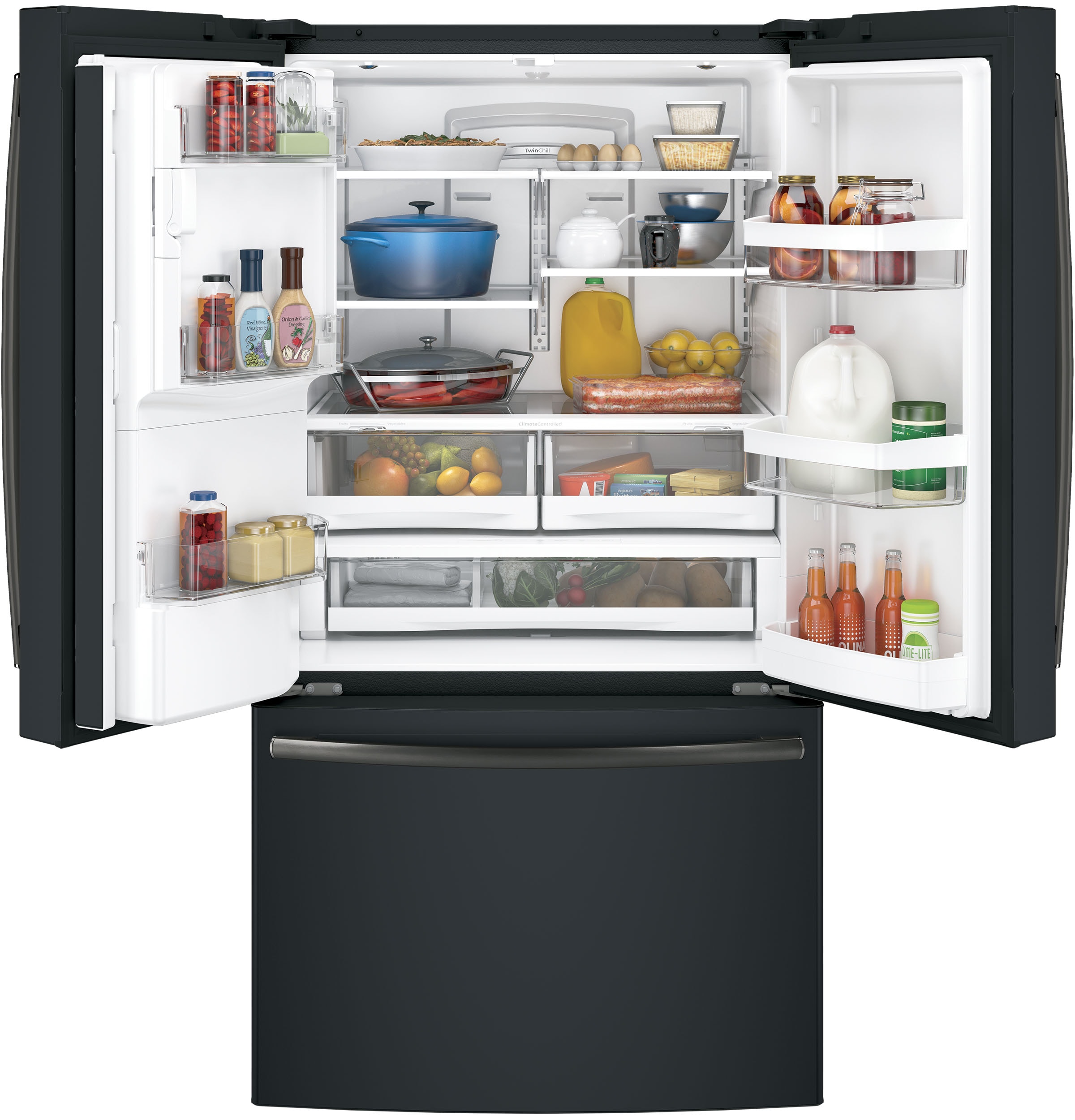 GE GFE28GELDS French-Door-Refrigerators - View #2