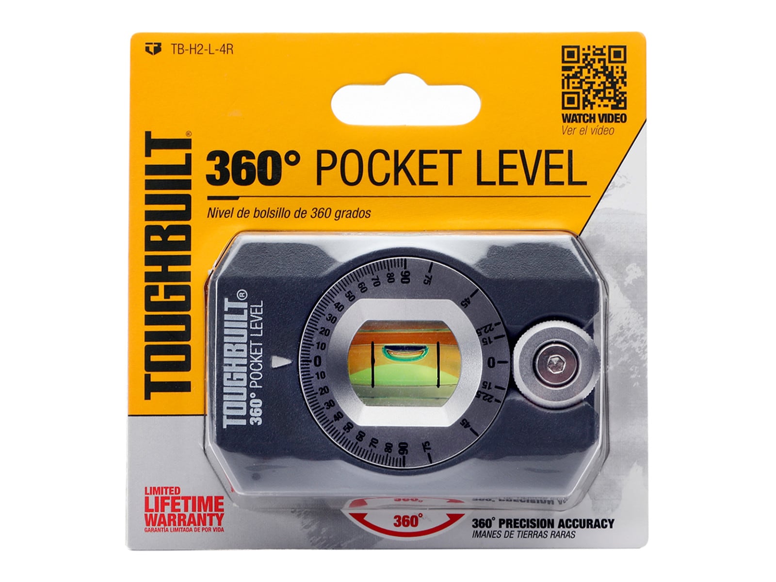 TOUGHBUILT Aluminum 3.27-in 1 Vial Magnetic Pocket Level in the 