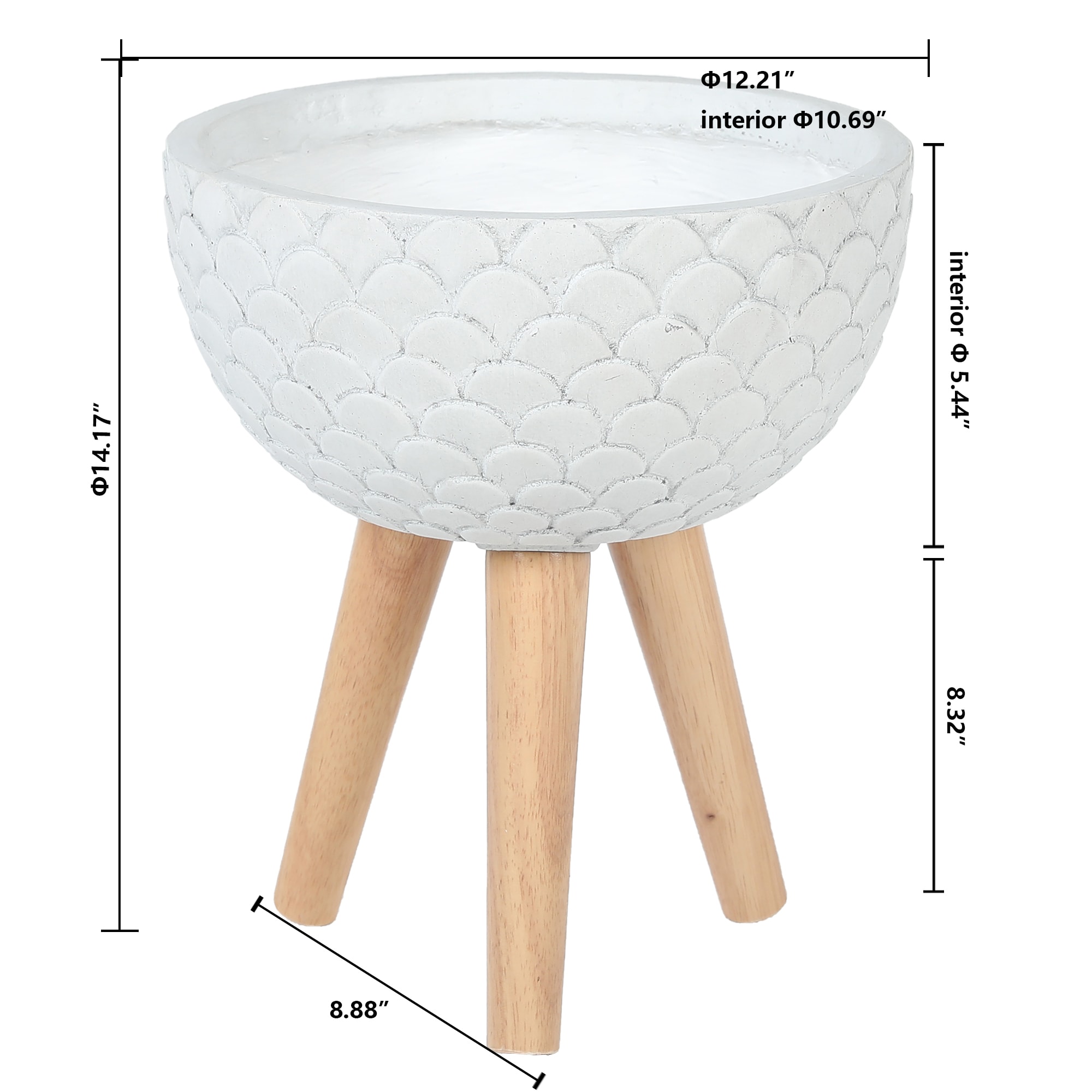 LuxenHome WHPL1361 Planter-Window-Box - View #8