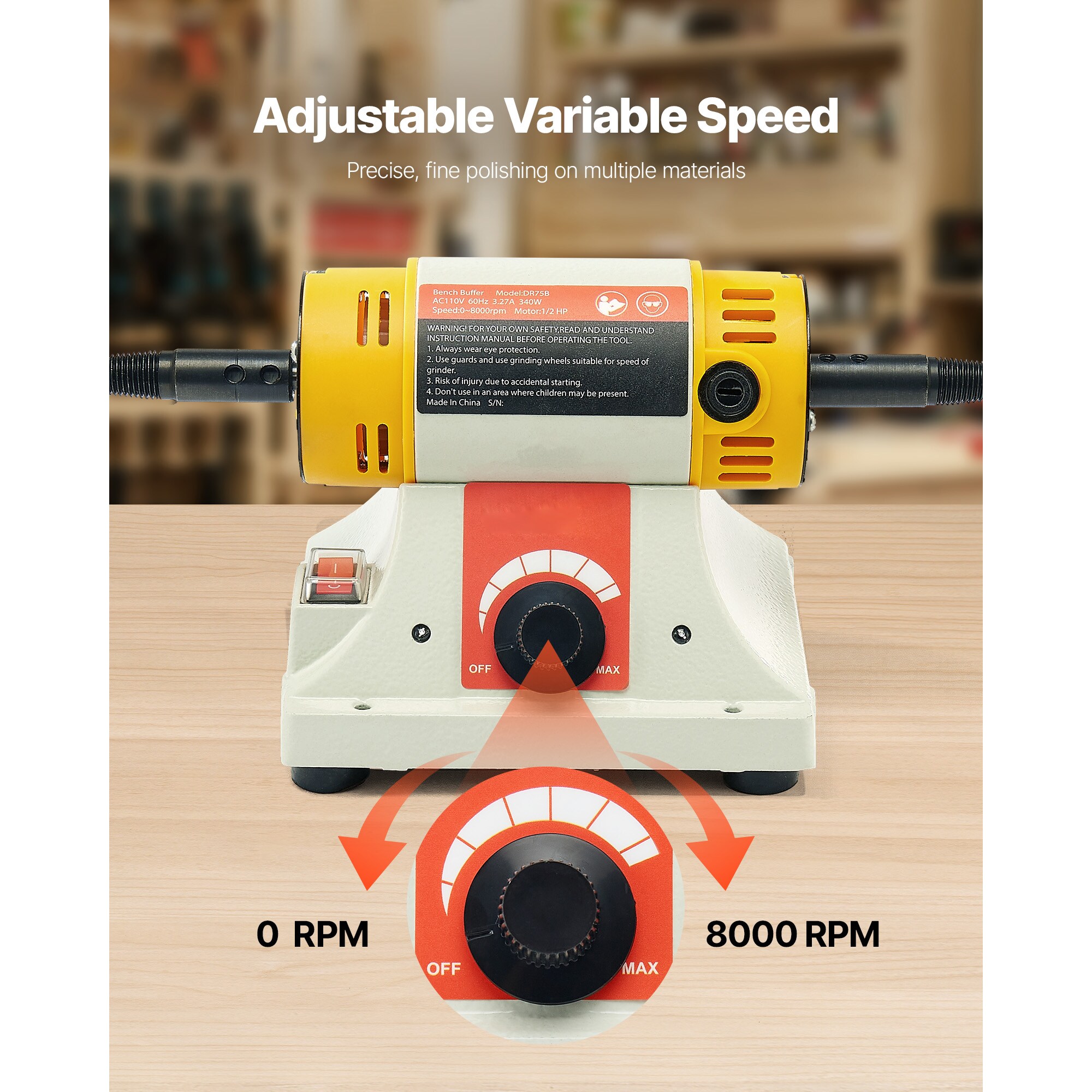 VEVOR SCTSHCQTZXBS07238V1 Corded-Polishers - View #3