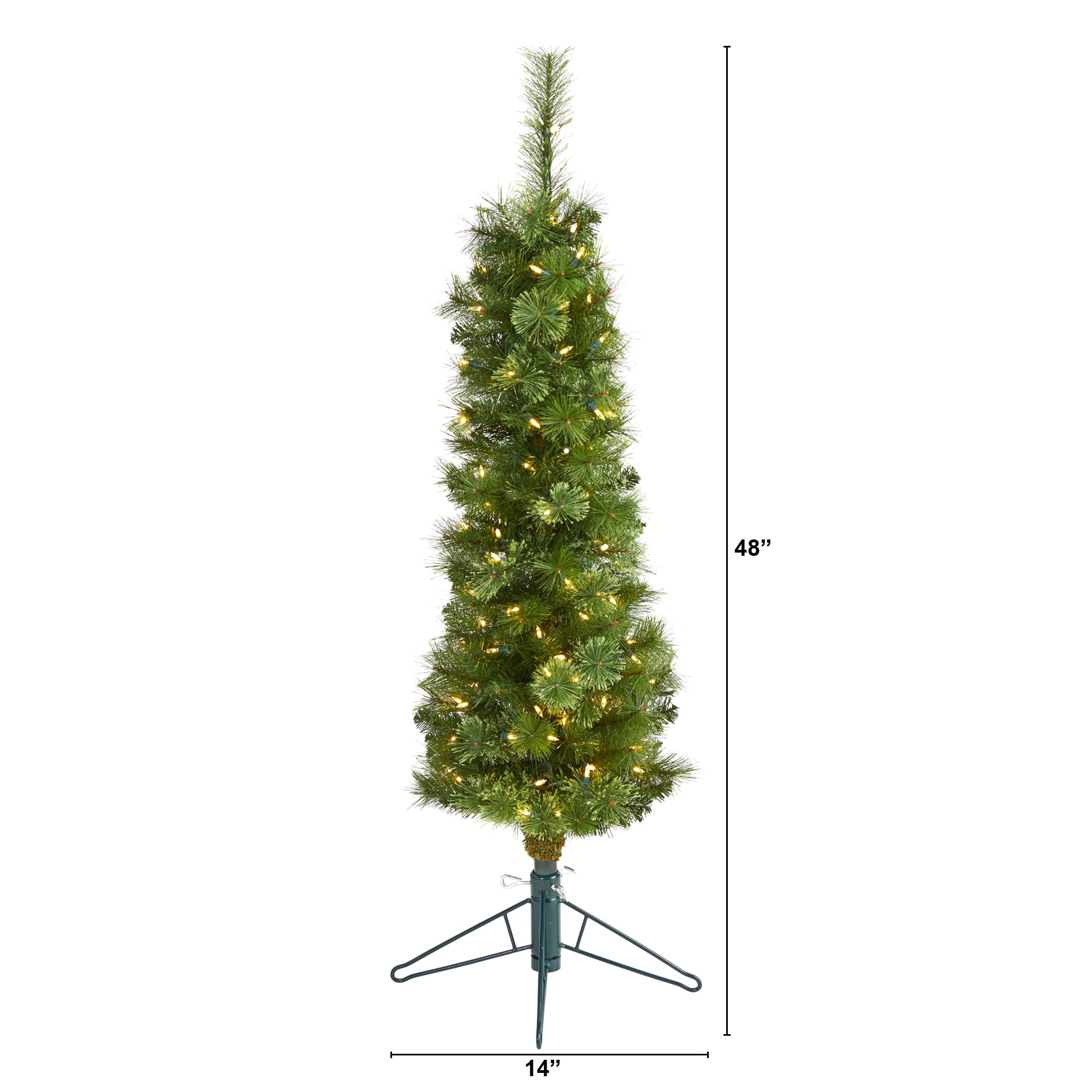 Nearly Natural T1573 Artificial-Christmas-Trees - View #3
