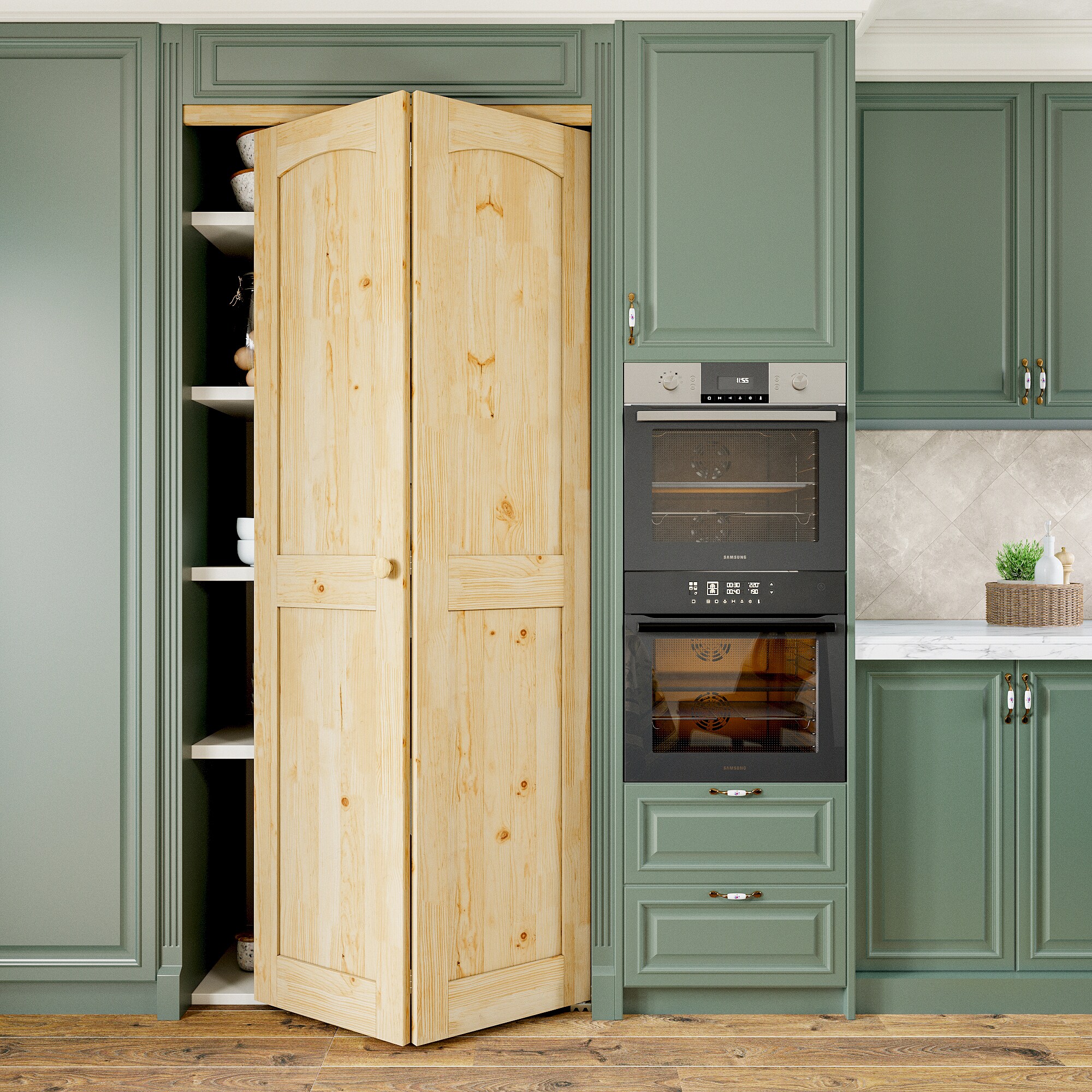 AINLARRY ZDPW-2P-36 Bifold-Sliding-Closet-Doors - View #2