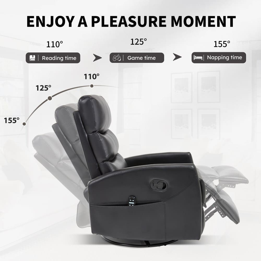 Coolbibila KALI-RECLINER-BLACK chairs - View #6