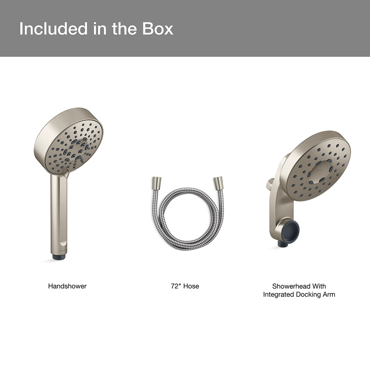 KOHLER R33409-G-BN Fixed-Showerhead - View #8