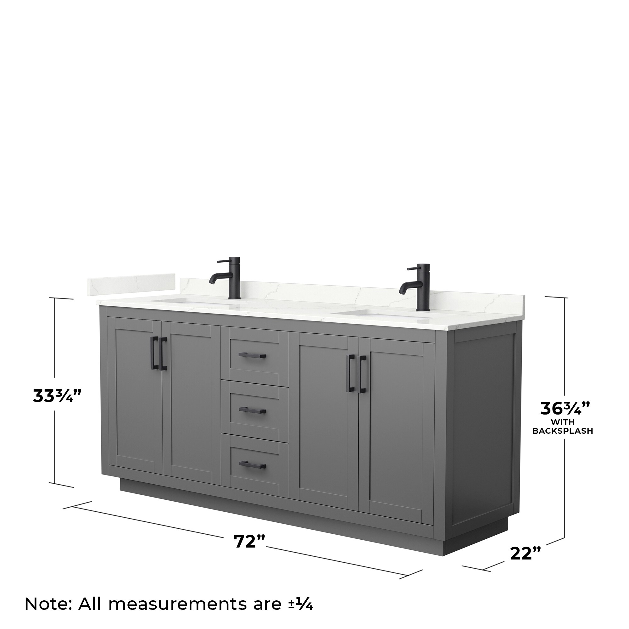 Wyndham Collection WCF292972DGBGTUNSM70 Bath-Vanity-Combo - View #6