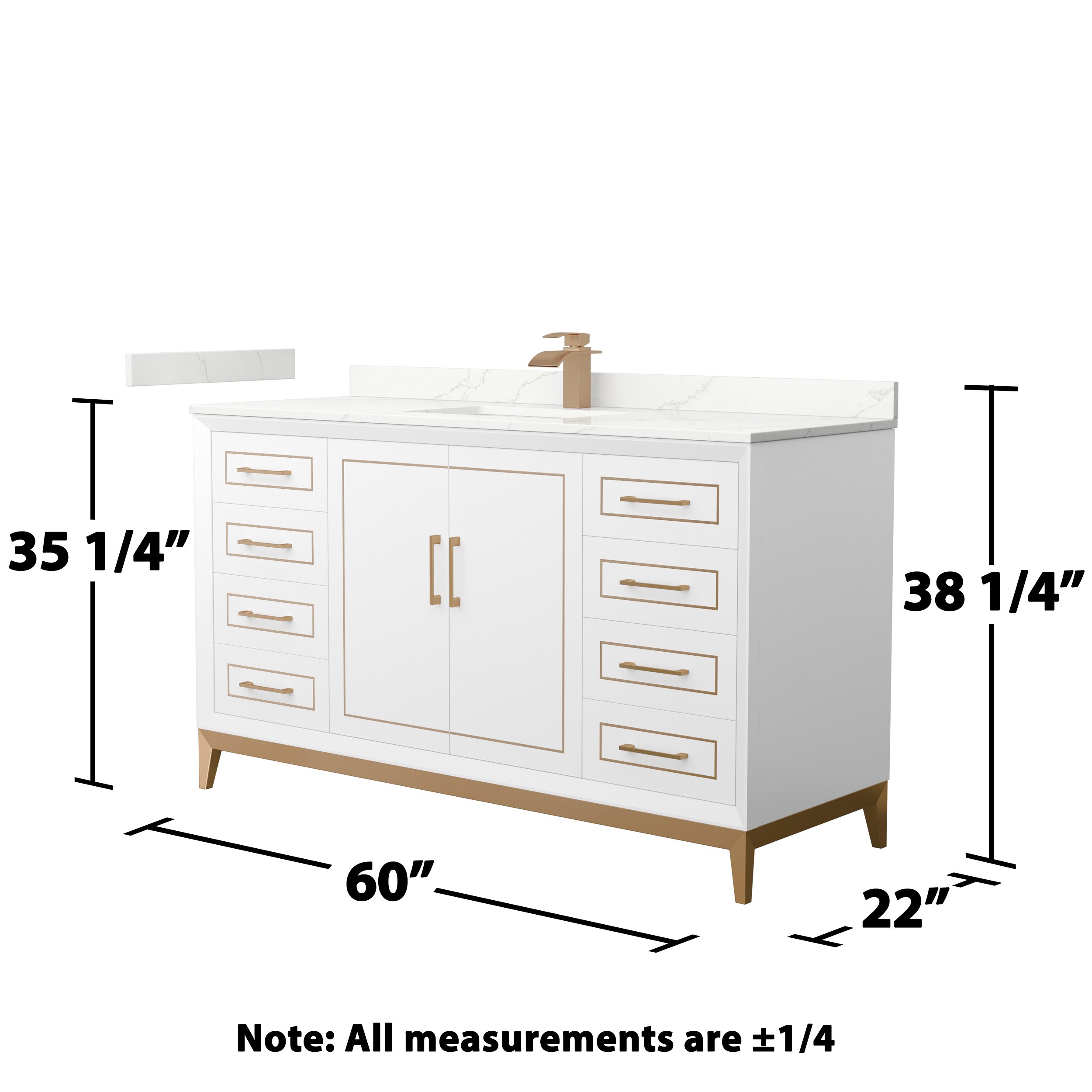 Wyndham Collection WCH515160SWZGTUNSMXX Bath-Vanity-Combo - View #6