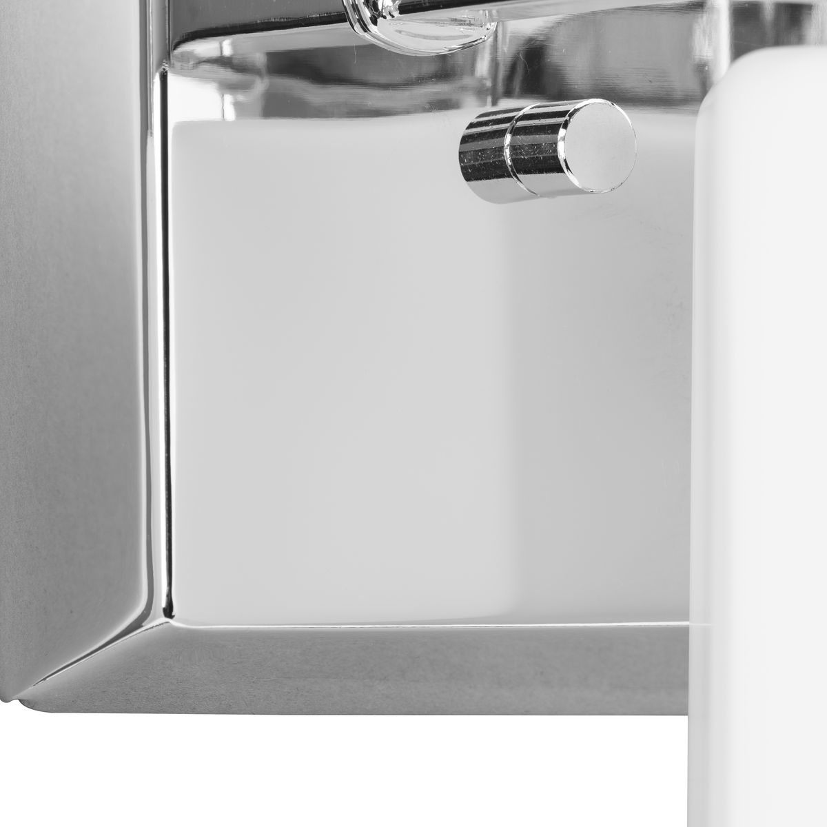 Estrada Polished Chrome 3-Light Vanity with Opal Glass Shades