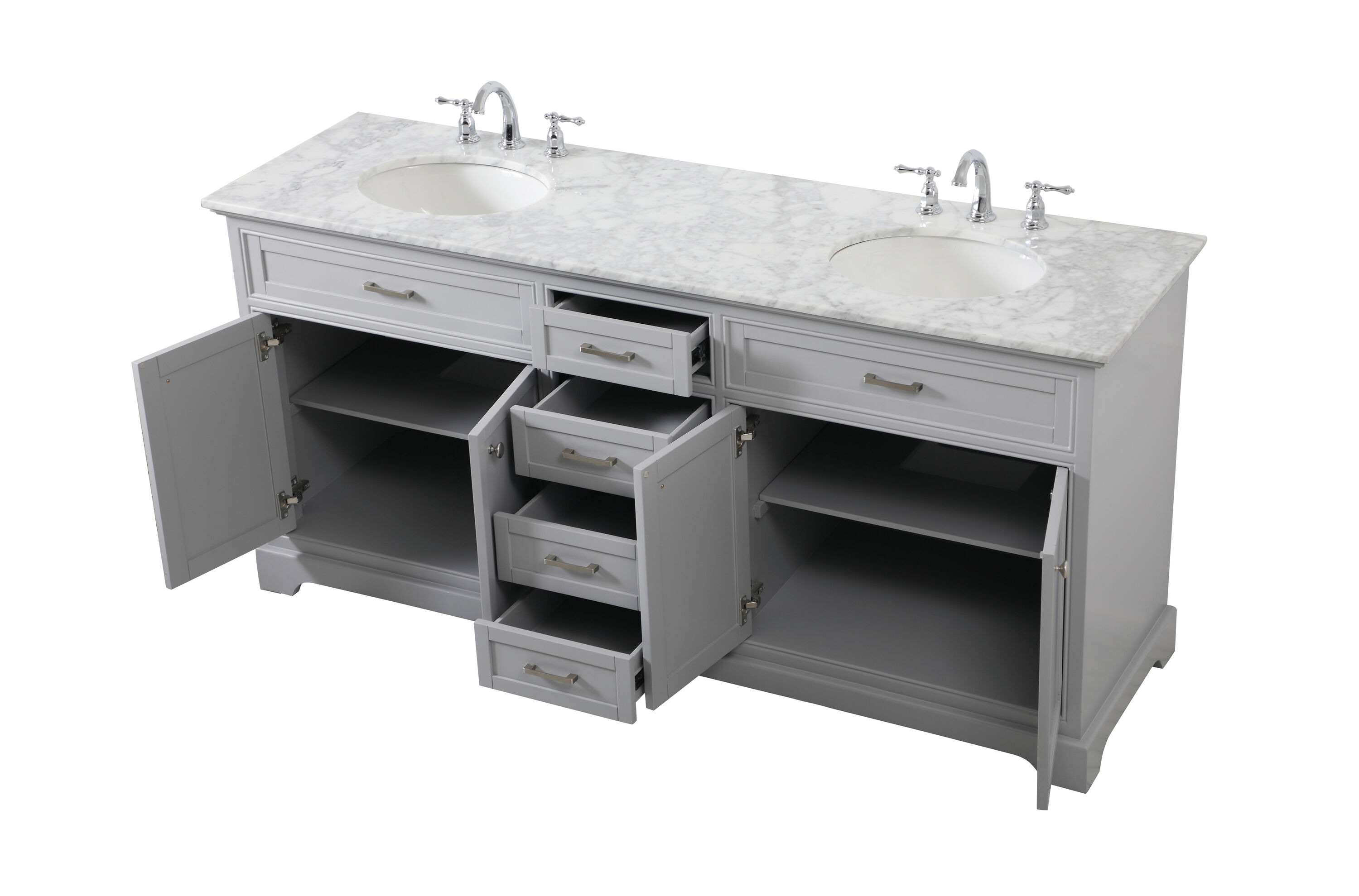 Elegant Decor HF45216DGR Bath-Vanity-Combo - View #5