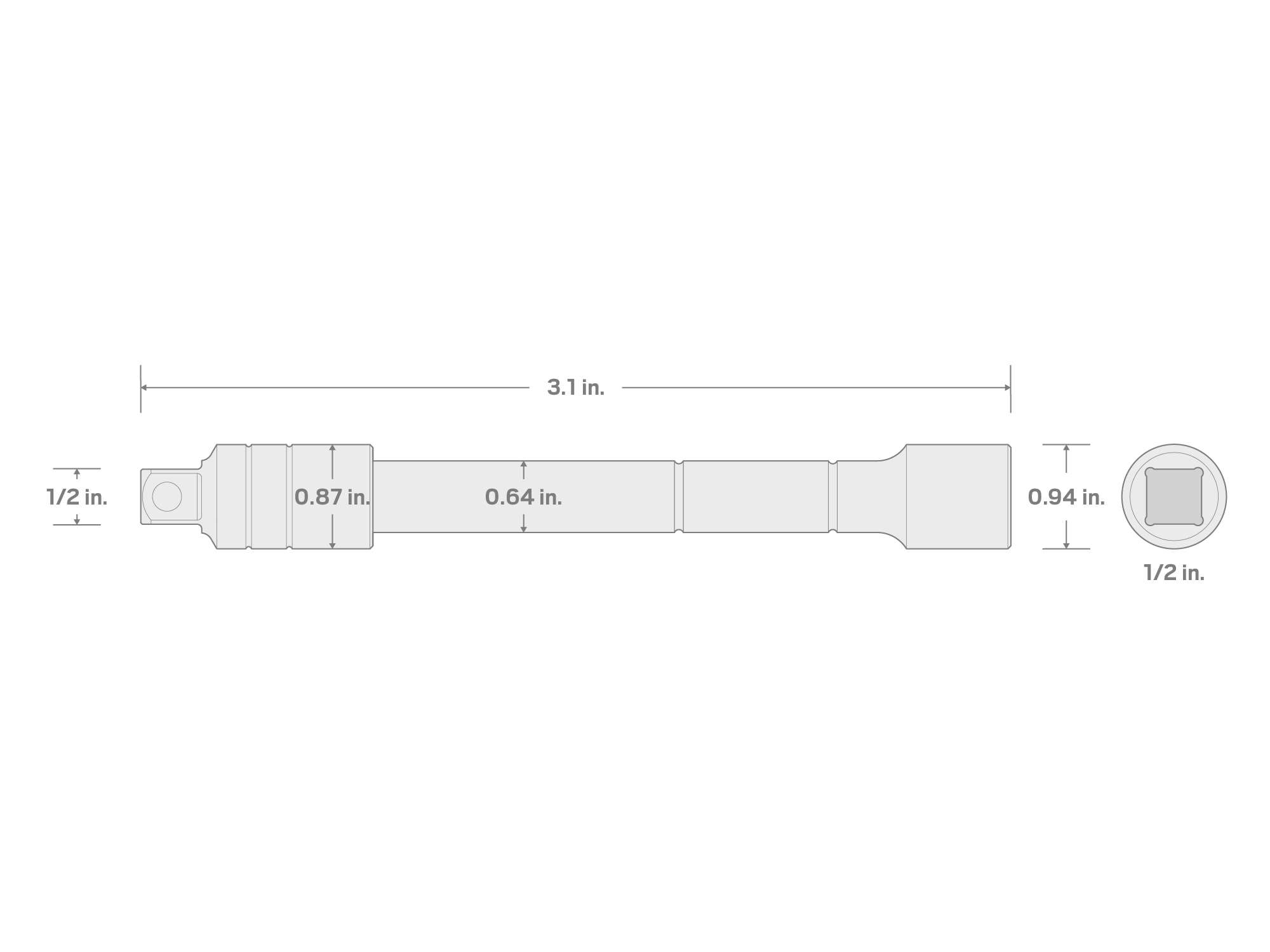 TEKTON SHA21203 Socket-Extensions - View #4