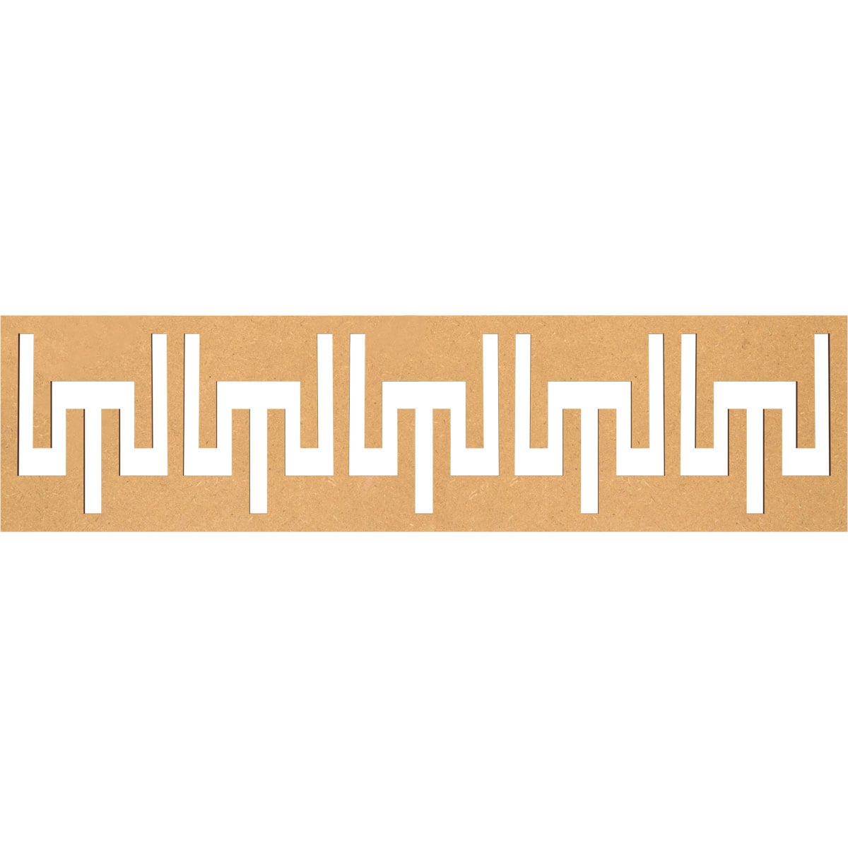 Ekena Millwork MLDA12X47VICMF Victory Fretwork Flat Trim 13-in x 3.92-ft Brown Unfinished 2157866 Pierced Wall Panel Moulding
