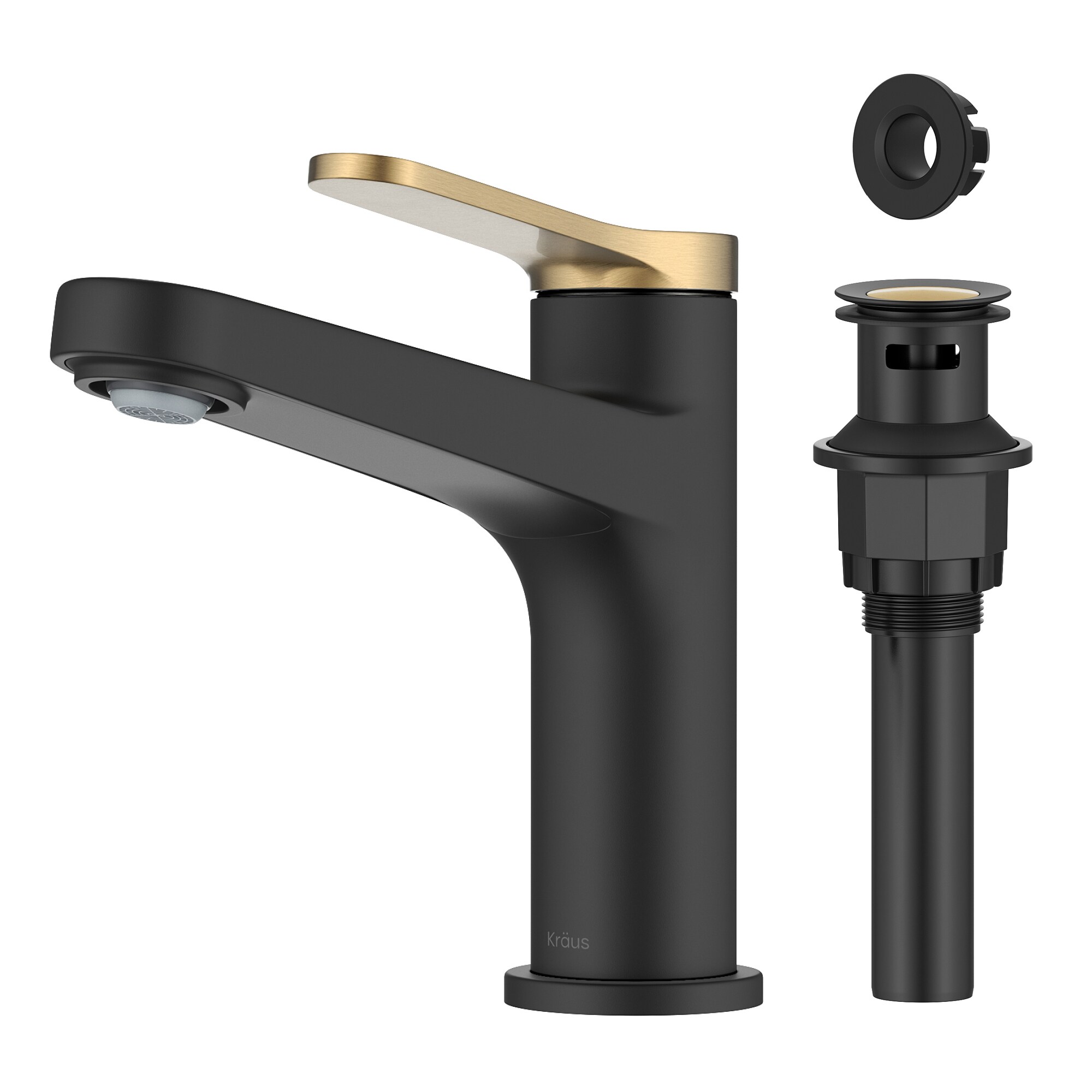Kraus KBF-1411SFBBMB Lavatory-Faucets - View #2