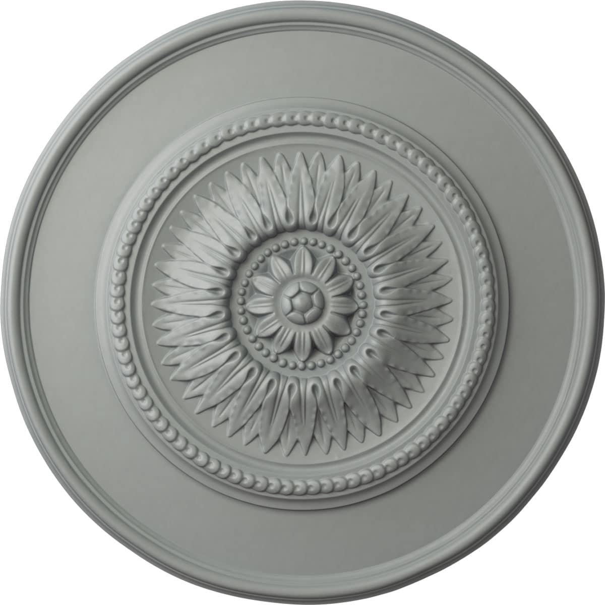 Ekena Millwork CM23FL Floral 23.5-in W x 23.5-in L Architectural Polyurethane Whole Ceiling Medallion