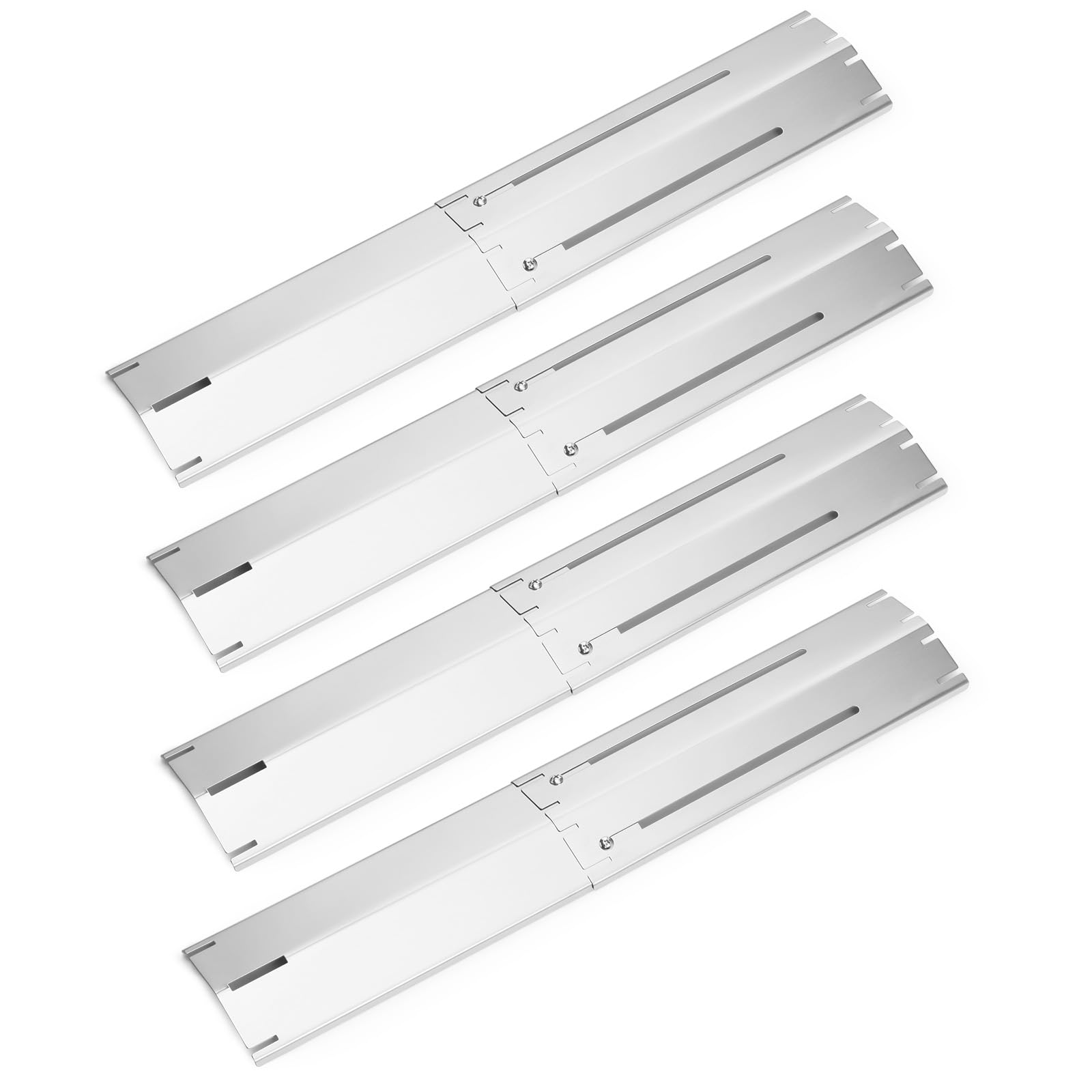 JVFCXXV -  Universal Adjustable Stainless Steel Heat Tent Shield for Gas Grill Models Replacement...