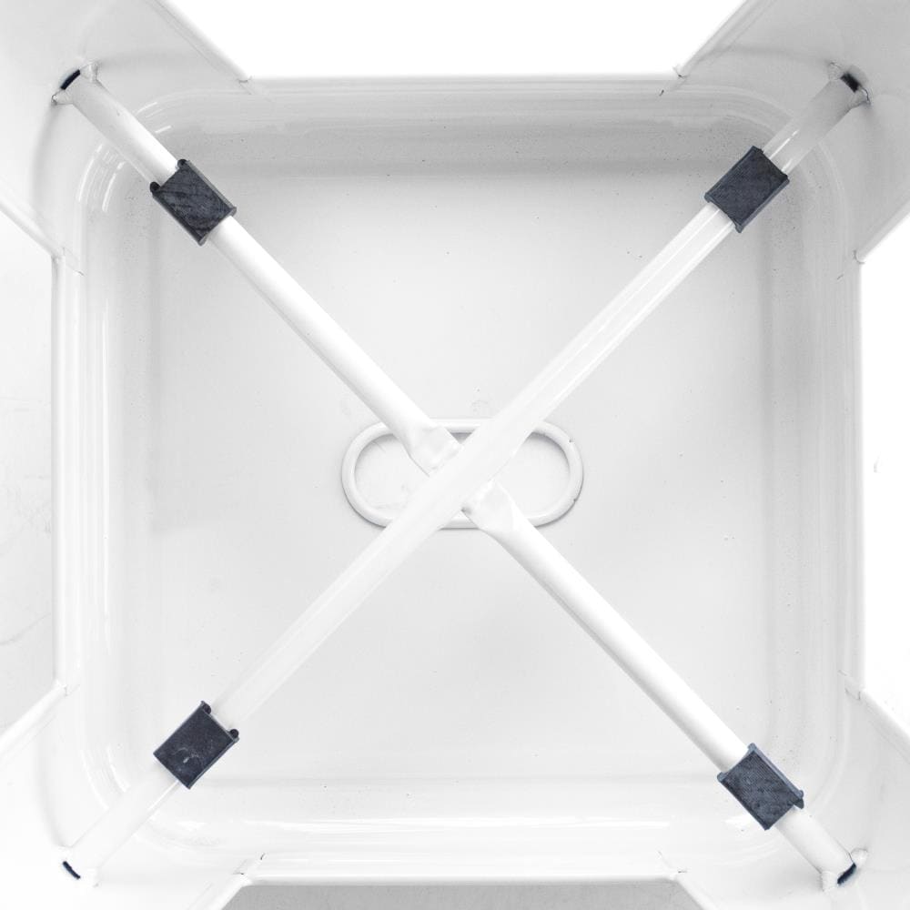 Loft Series Modern Metal 30" White Bar Stool - Set of 4