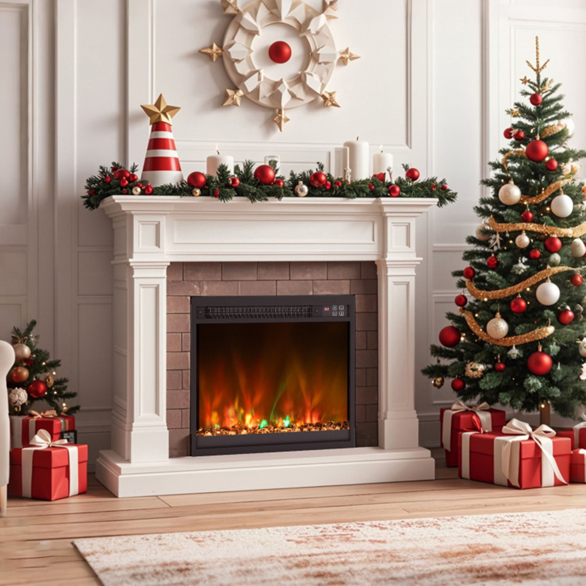 Clihome CL-FP10831USBK Electric-Fireplaces - View #7