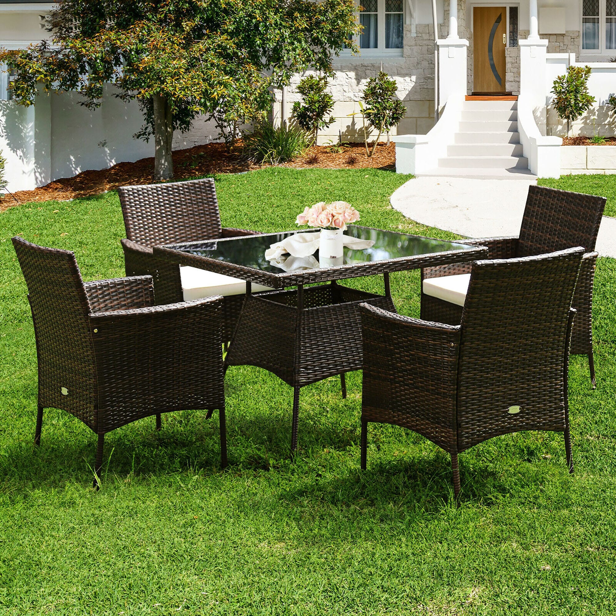 CASAINC WF-004C090T-B Patio-Dining-Sets - View #2