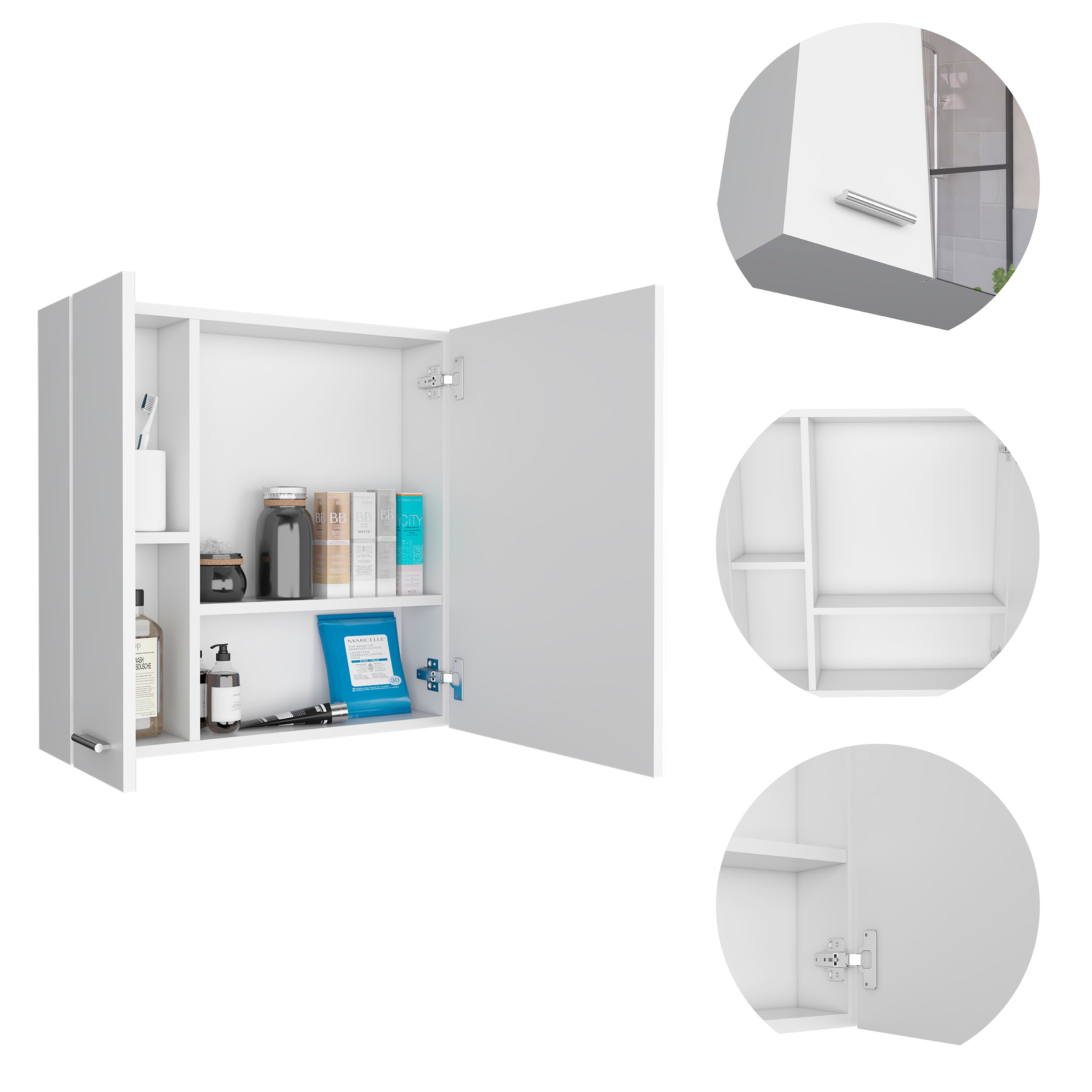 Forclover HBV-B062226 Bathroom-Medicine-Cabinets - View #3