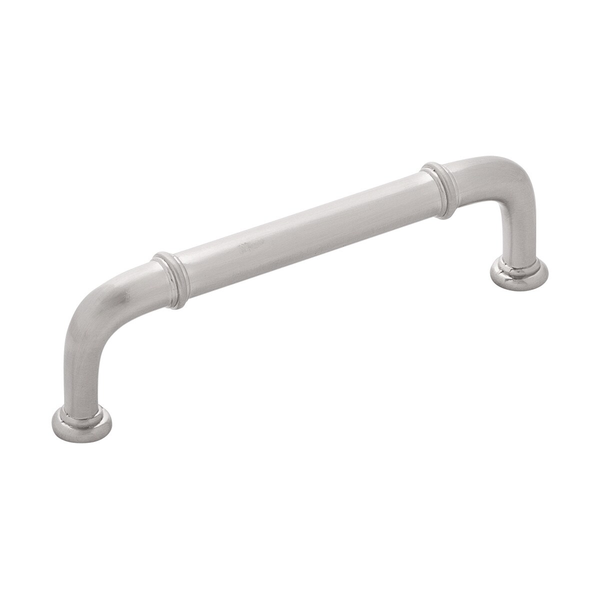 Hickory Hardware P3381-SN-10B Cottage 3-3/4-in , 96mm Center to Center Satin Nickel Rectangular Handle 10 -Pack