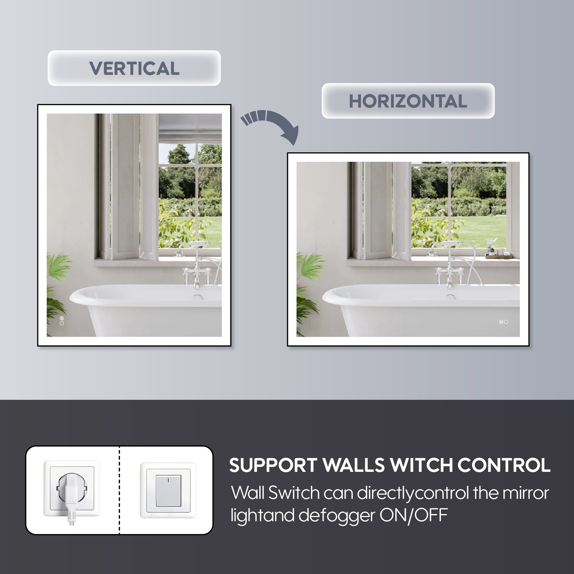 CALVON HML4032BL Framed-Bath-Mirrors - View #8