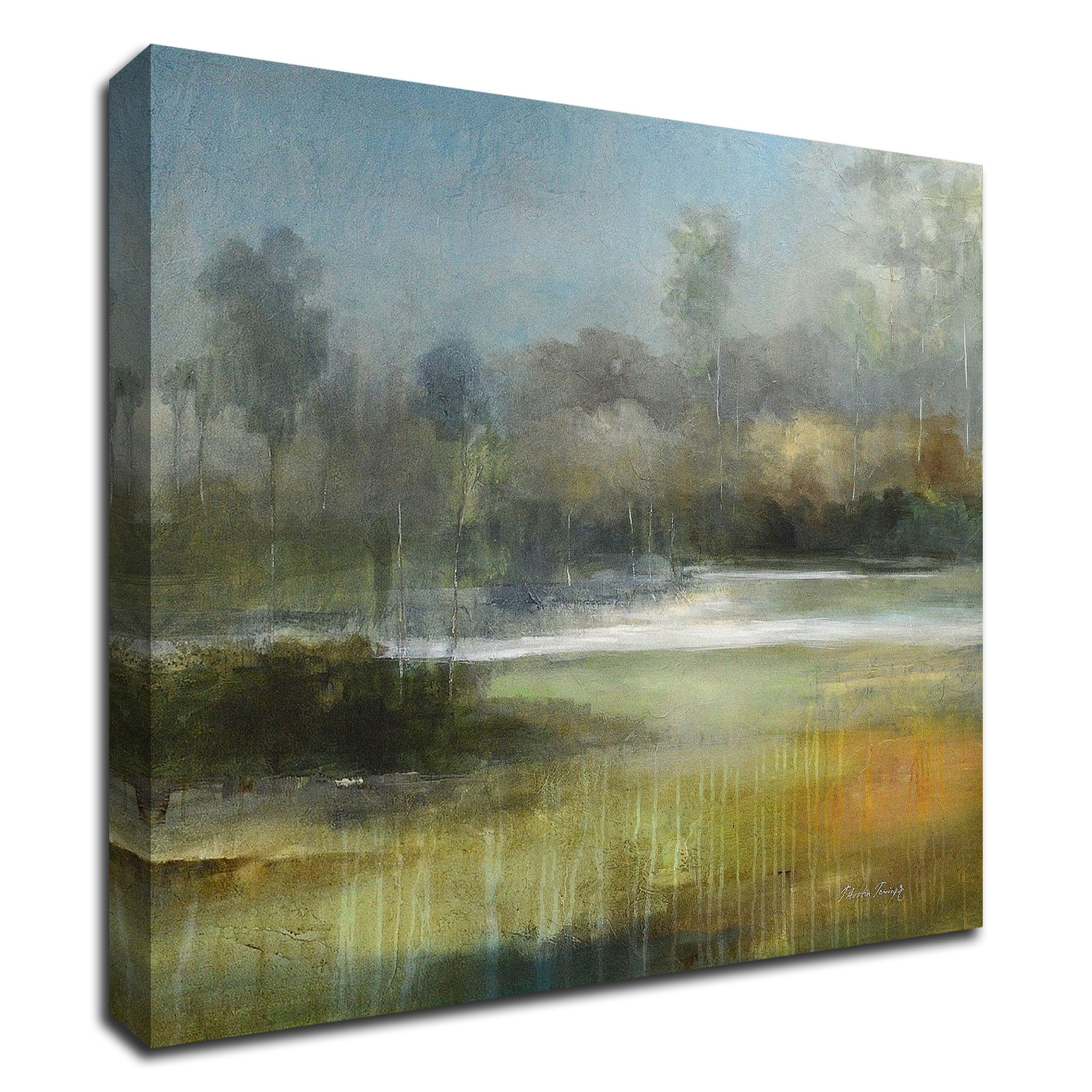 Tangletown Fine Art Frameless 30-in H x 30-in W Landscape Canvas Print ...