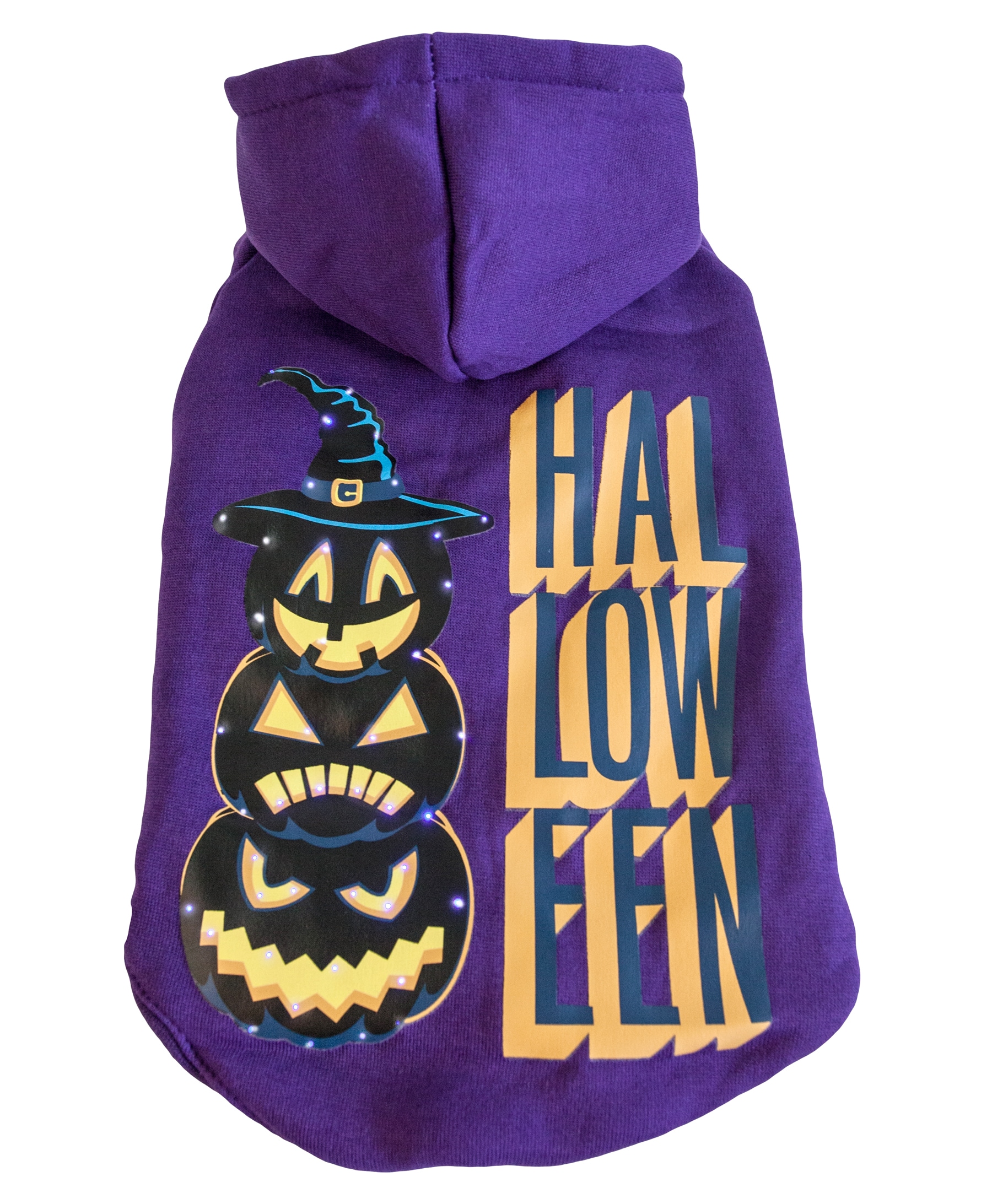 Happy Purple Halloween Dish Drying Mat for Kitchen Counter 24in x