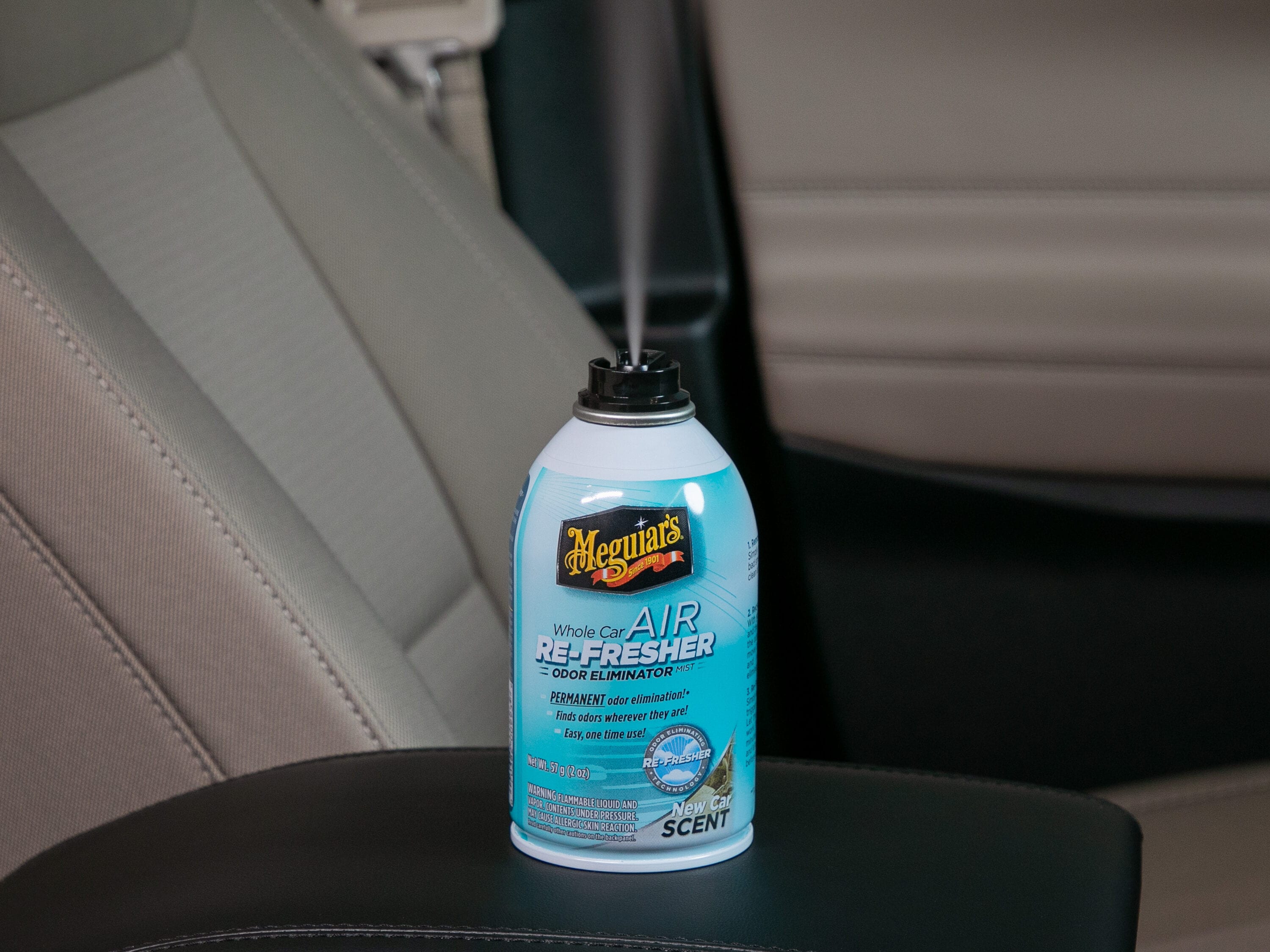 Meguiar's Whole Car Air Re-Fresher New Car Scent Odor Eliminator