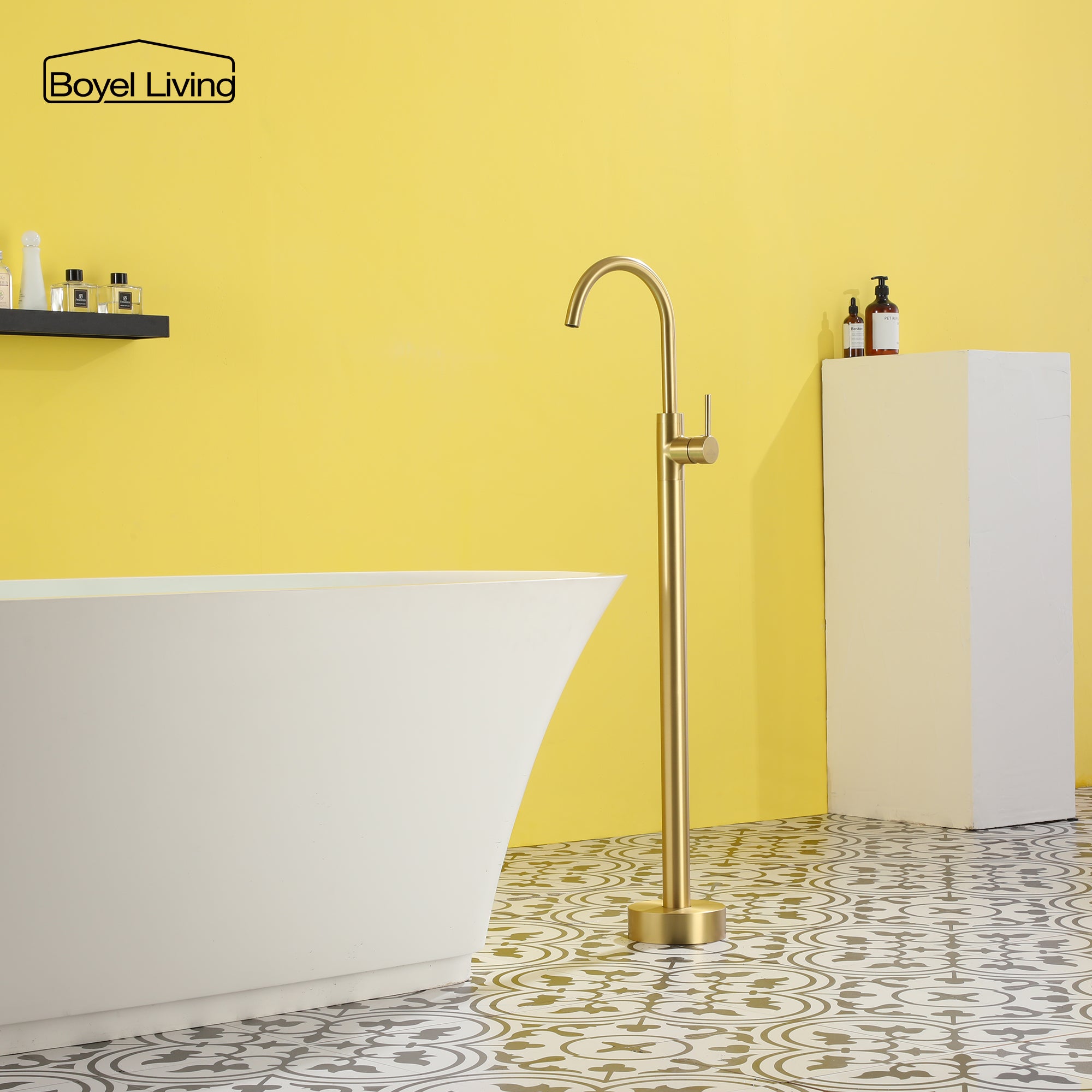 Boyel Living SMD-18033BG Roman-Tub-Faucets - View #4
