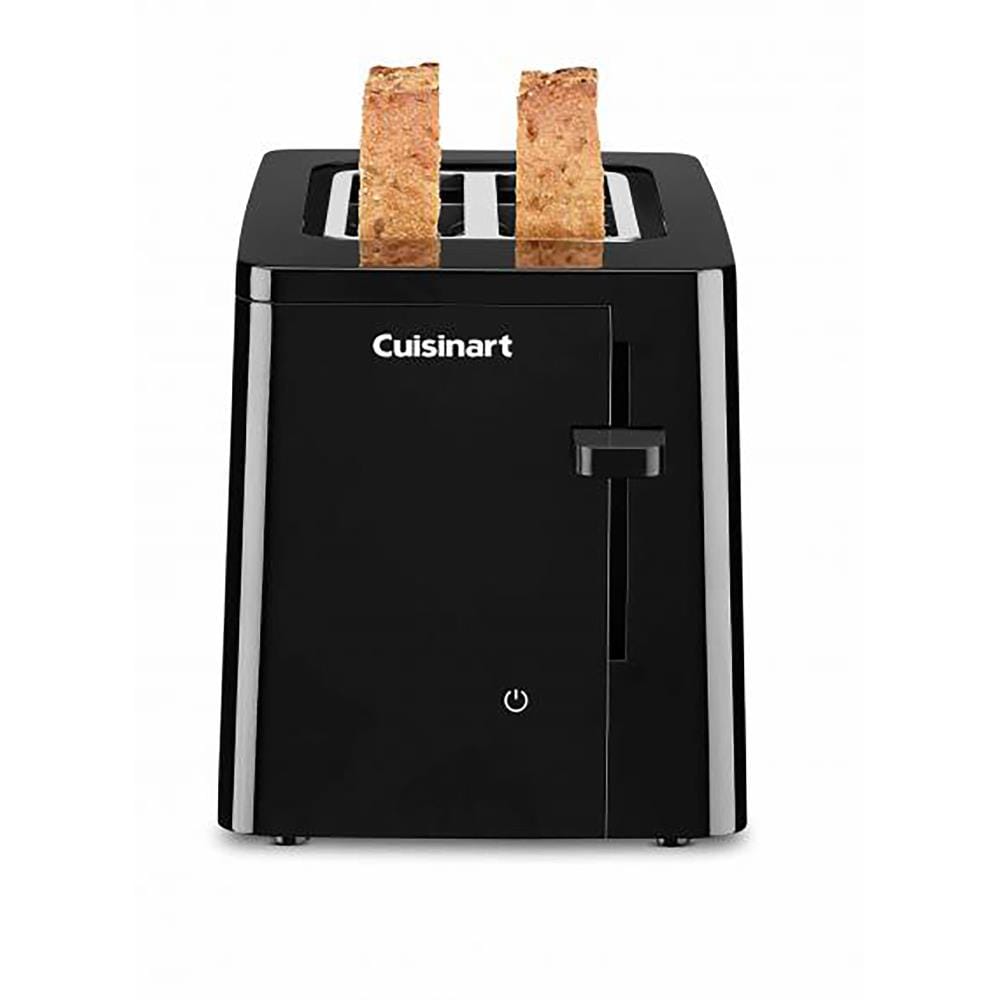Conair Cuisinart CPT-320WH 2 Slice Black Stainless Steel Compact Toaster -  120V, 900W