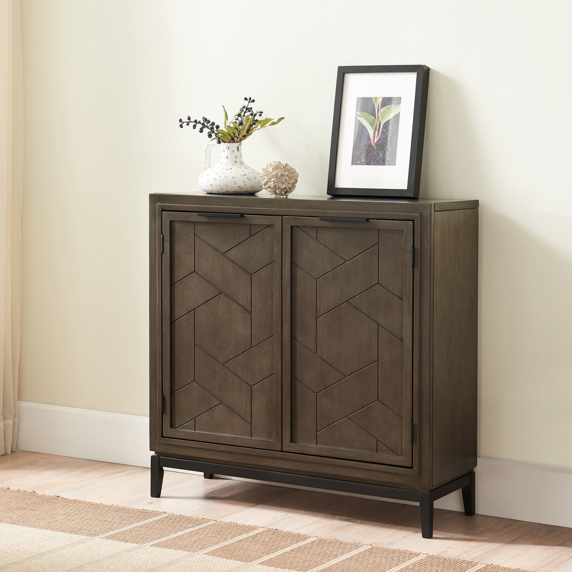 Leick Home 10143-GRBLK Console-Sofa-Tables - View #2